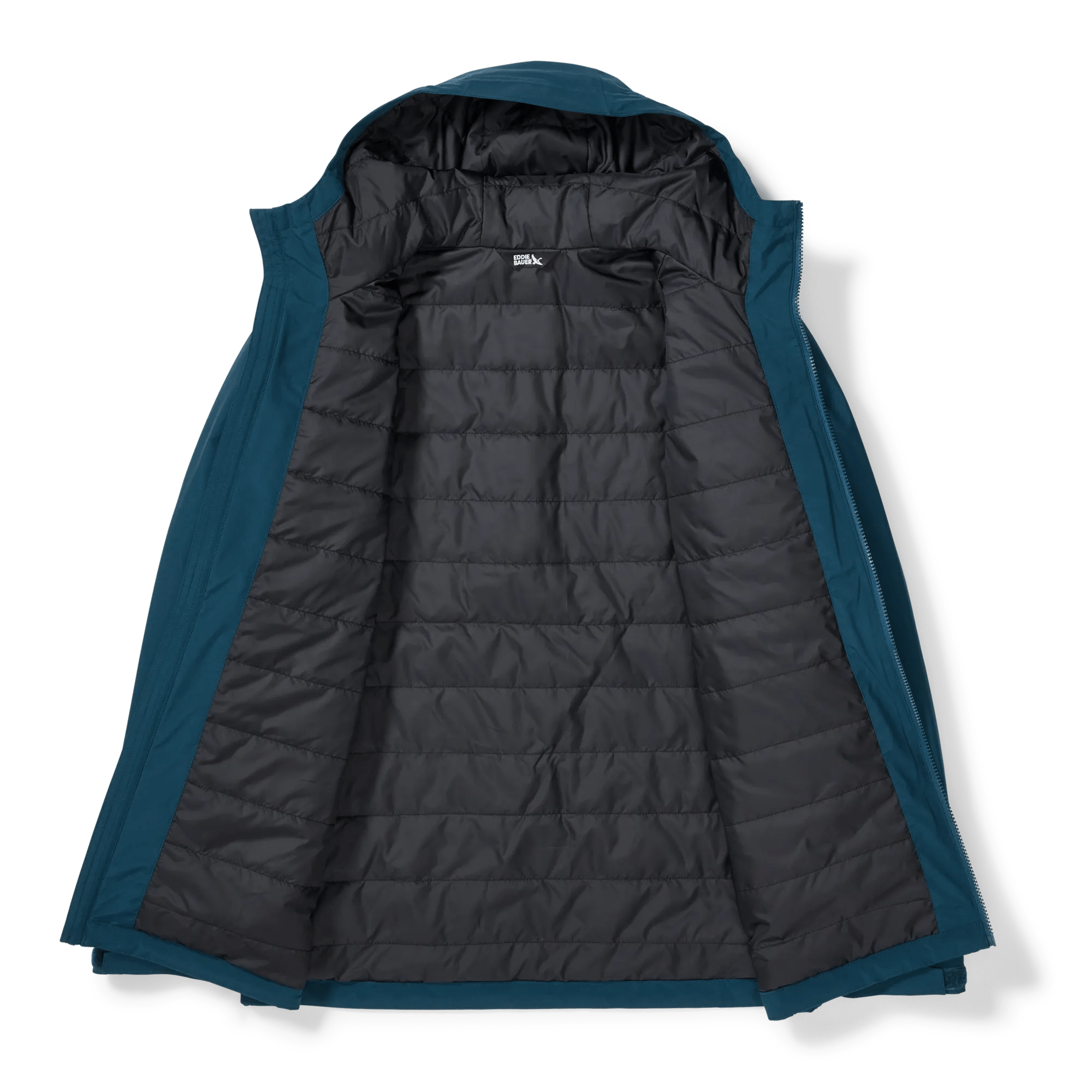 Men's Cloud Cap Insulated Waterproof Hooded Rain Jacket - Image 4