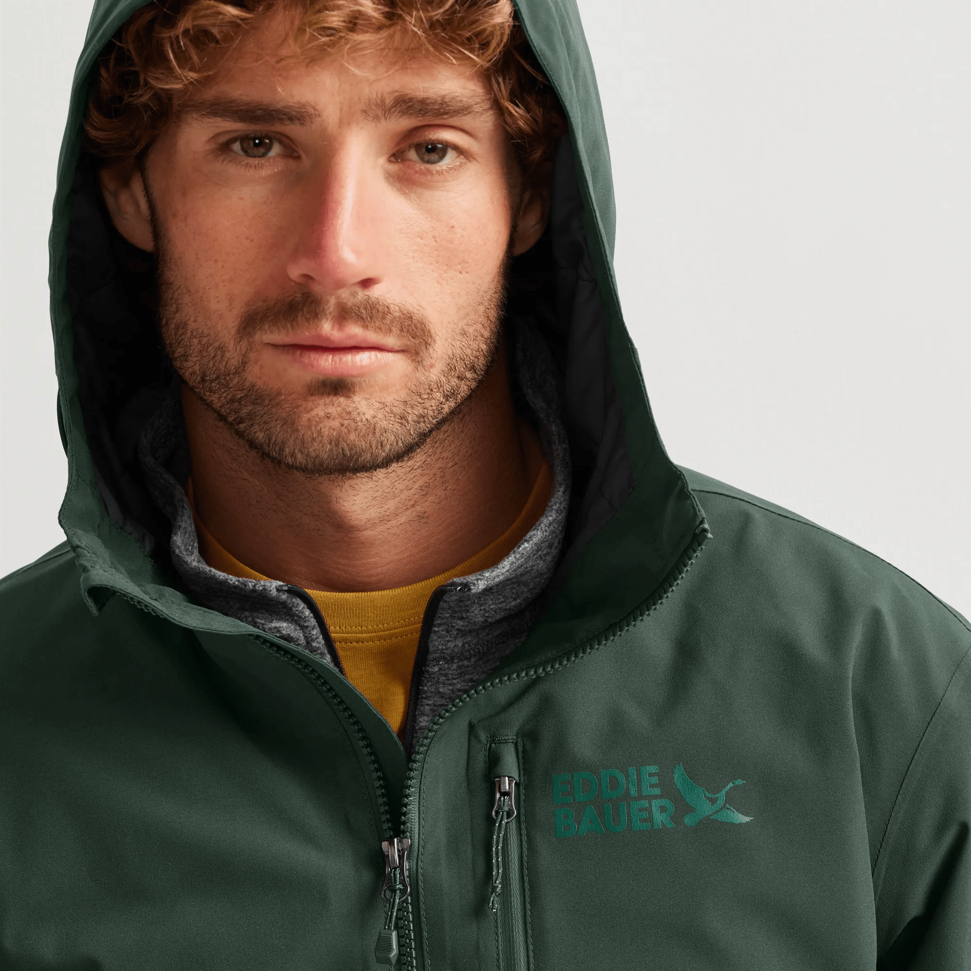Men's Cloud Cap Insulated Waterproof Hooded Rain Jacket - Image 3