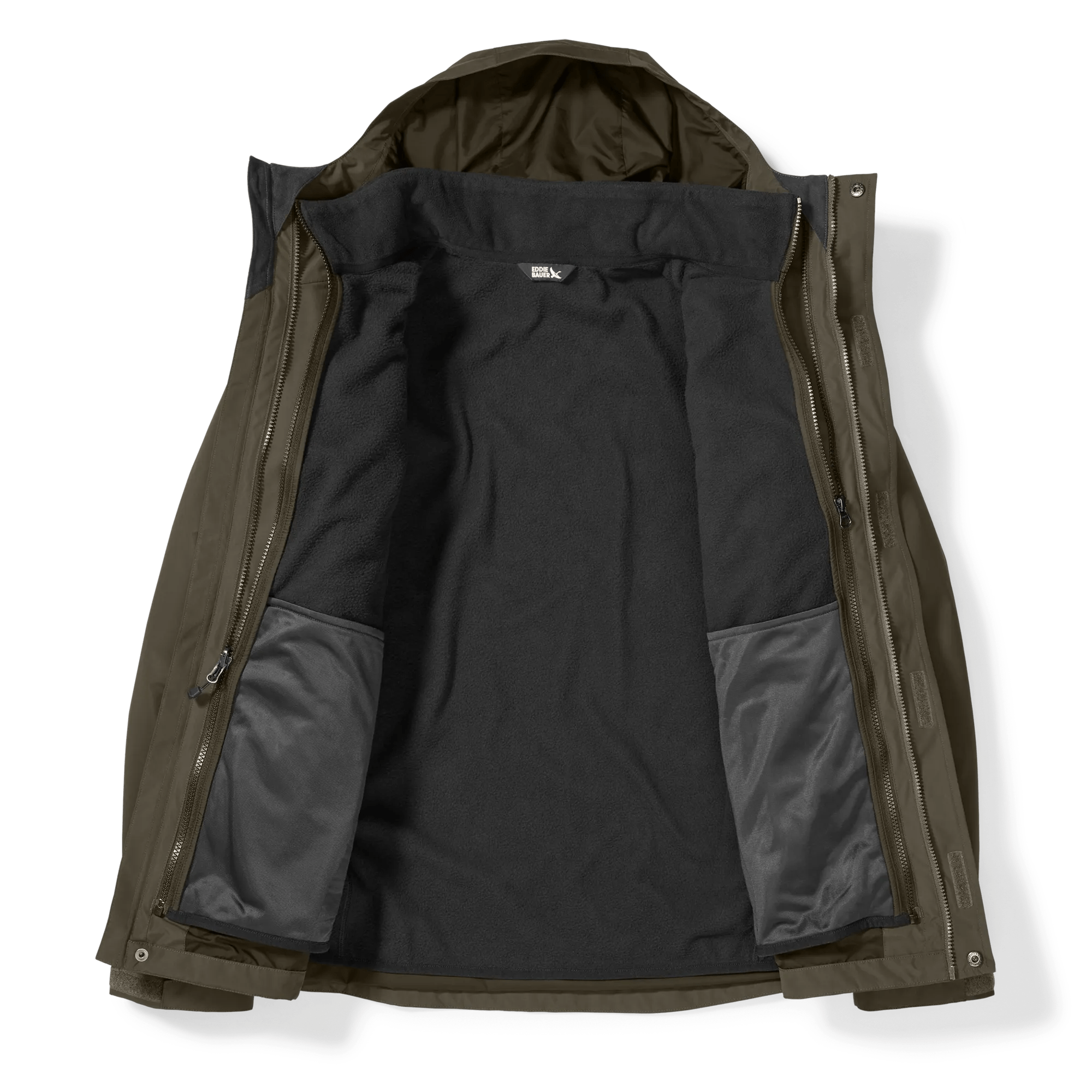 Men's High Pass 3-In-1 Fleece-Lined Hooded Jacket - Image 5