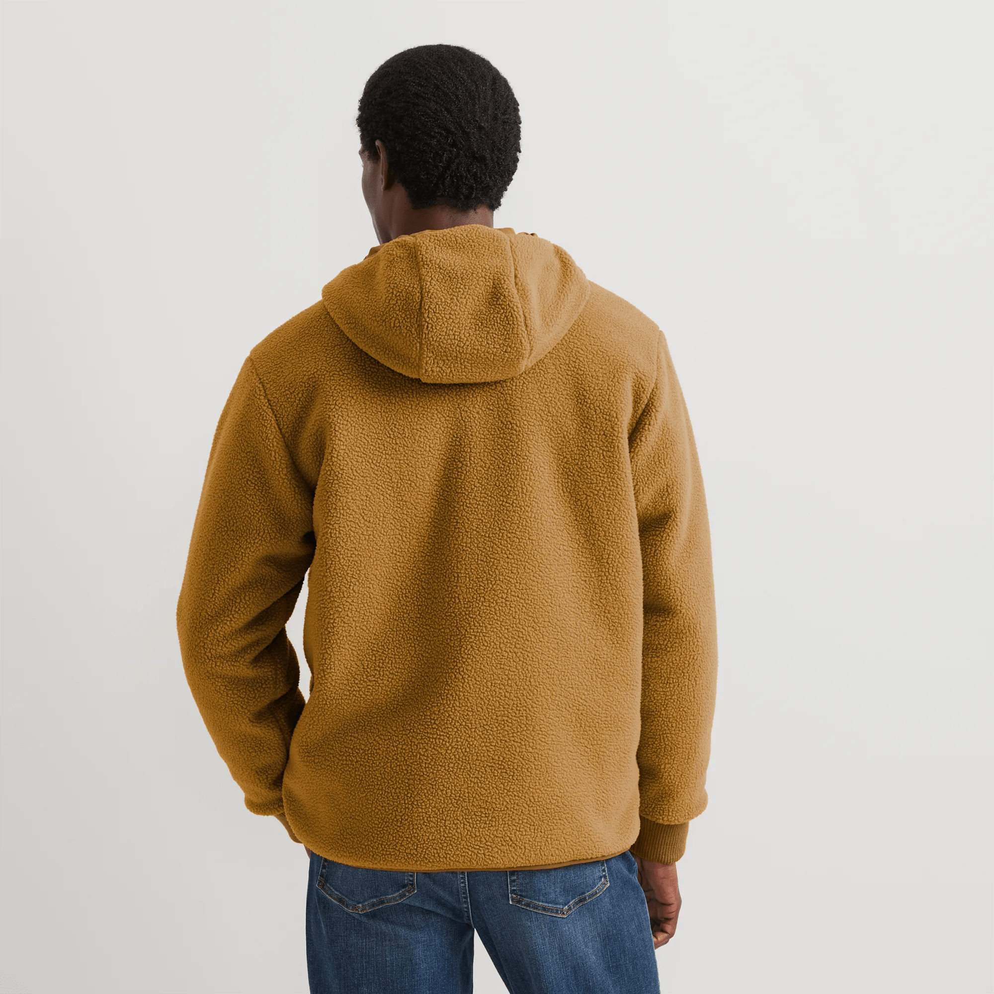 Men's Buckhorn Reversible Faux Shearling-Lined Hooded Jacket - Image 2