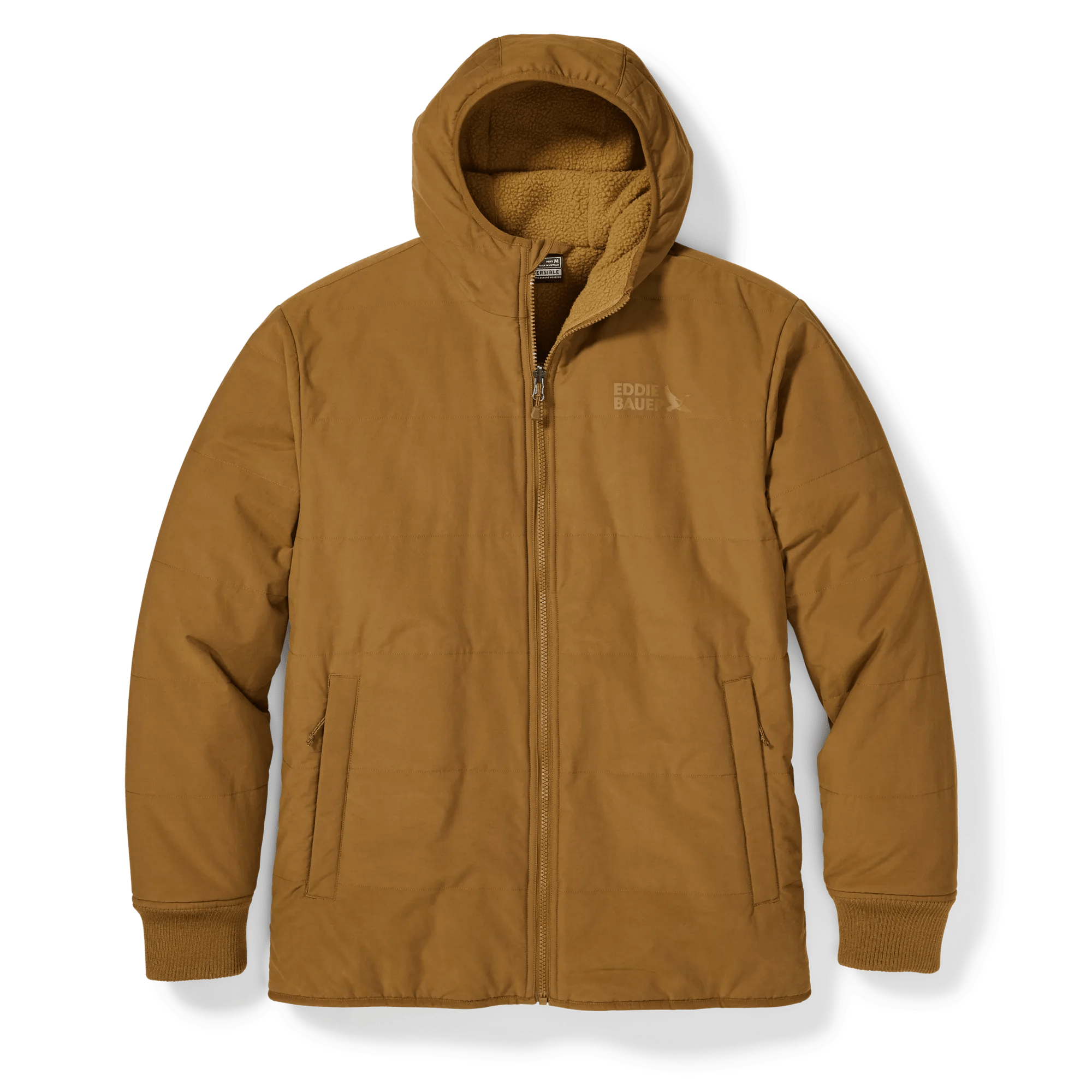 Men's Buckhorn Reversible Faux Shearling-Lined Hooded Jacket - Image 3