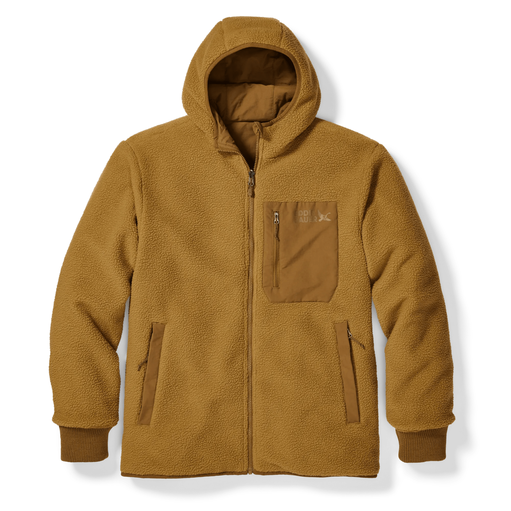 Men's Buckhorn Reversible Faux Shearling-Lined Hooded Jacket - Image 5