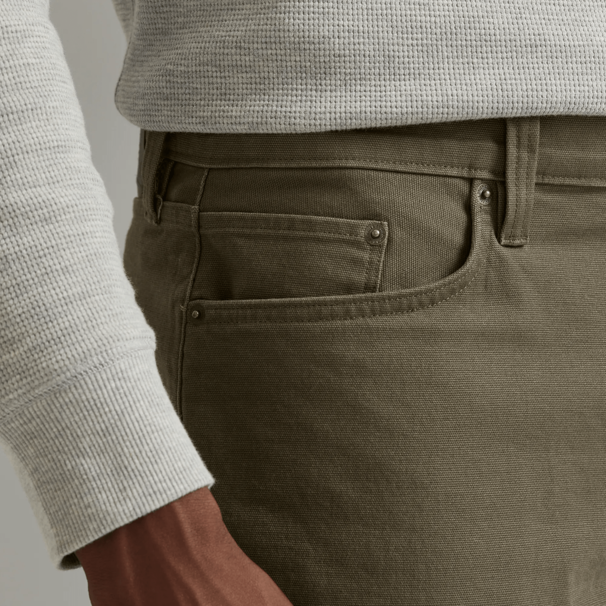 Men's Mountain Flex Classic Fit Canvas Pants - Image 3