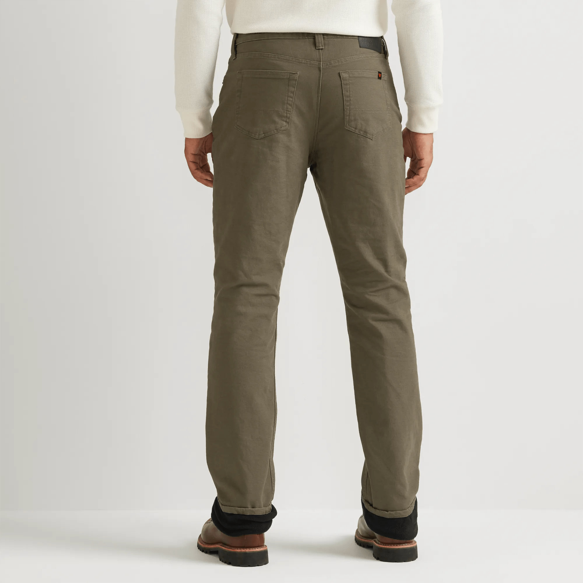 Men's Mountain Flex Fleece-Lined Canvas Pants - Image 2