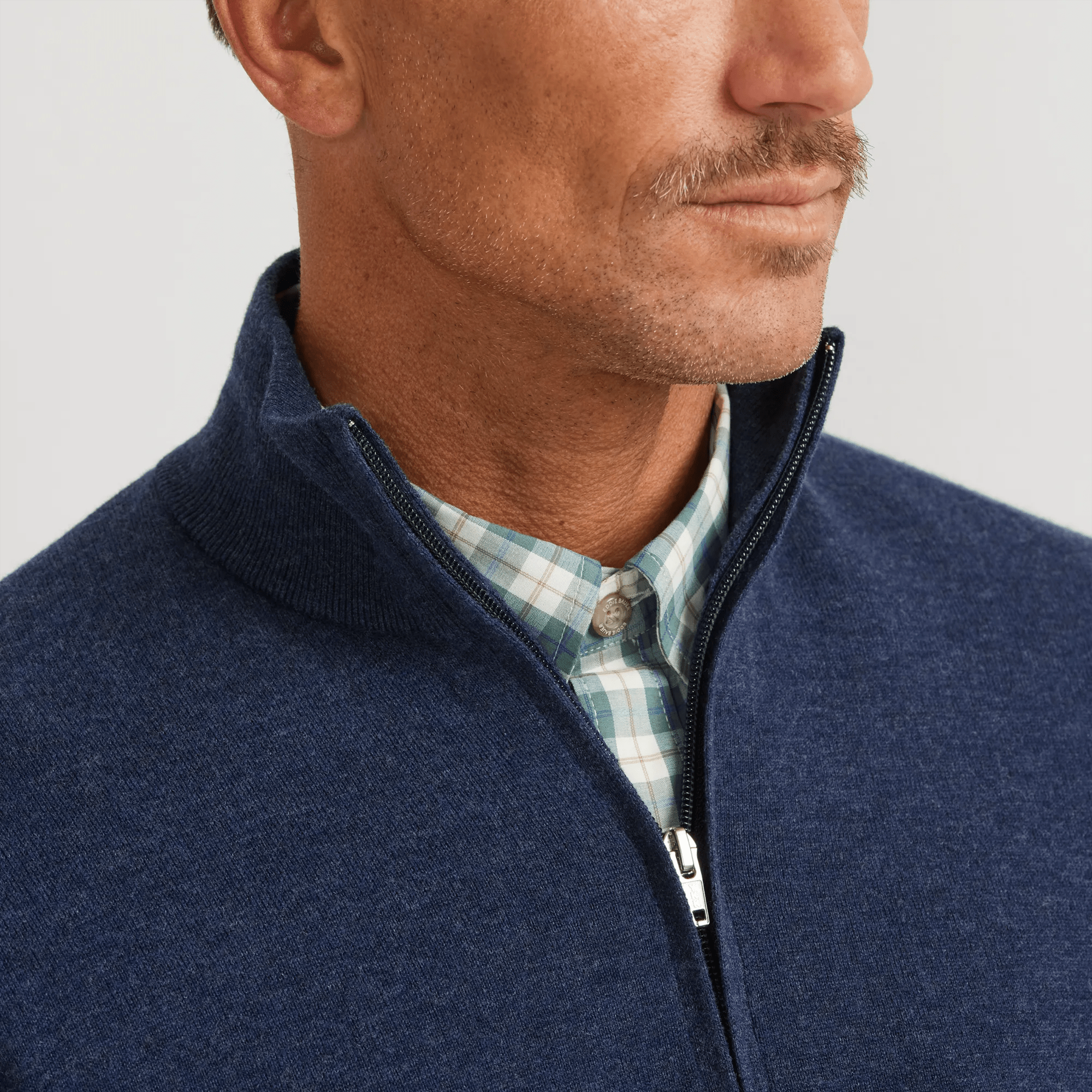 Men's Classic Merino Blend 1/4-Zip Sweater - Image 2