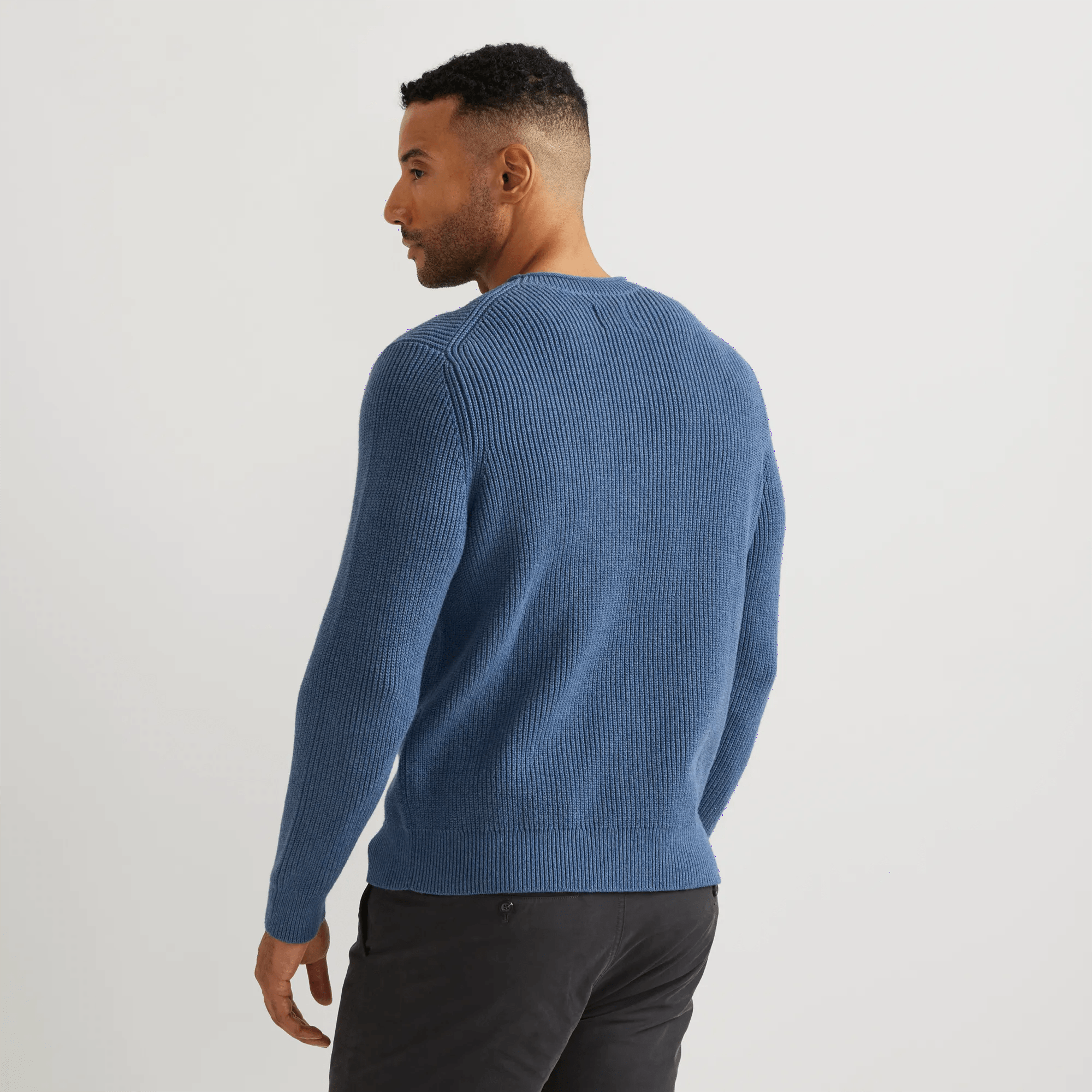 Men's Signature Roll Neck Sweater - Solid - Image 2