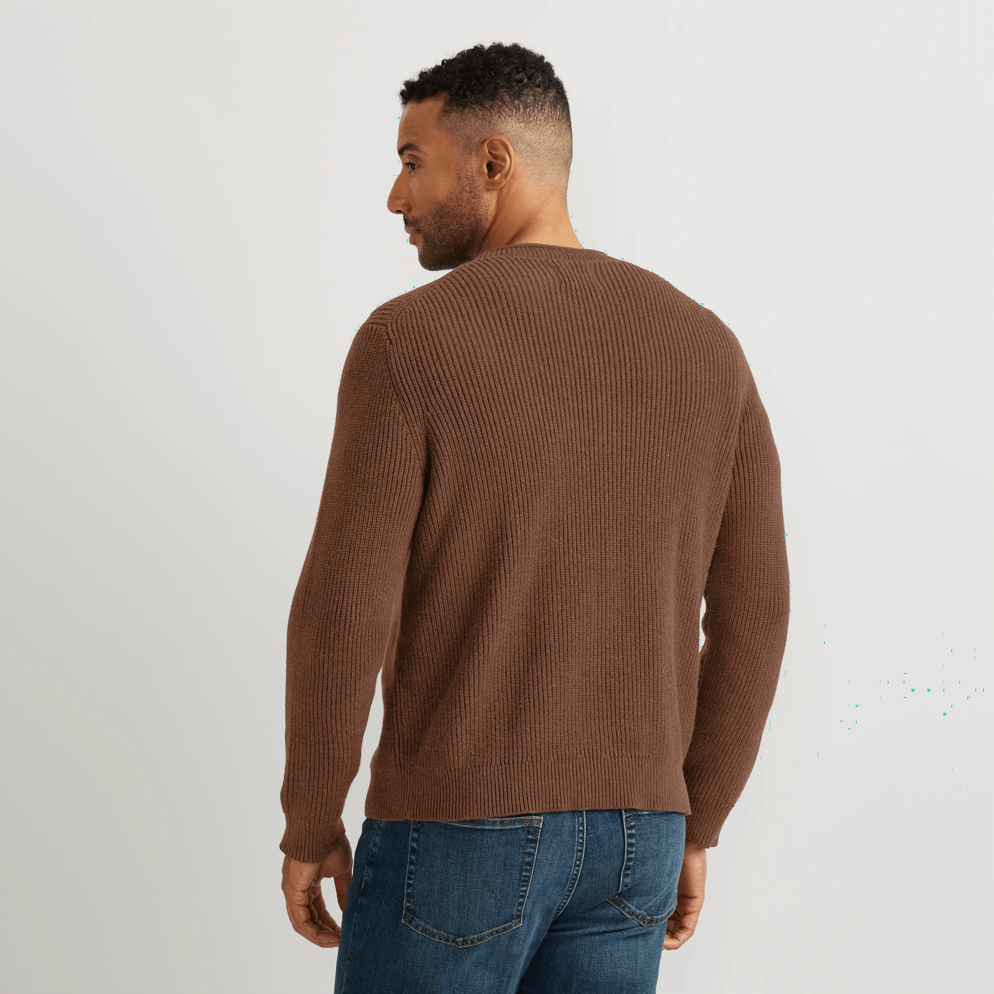 Men's Signature Roll Neck Sweater - Solid - Image 2