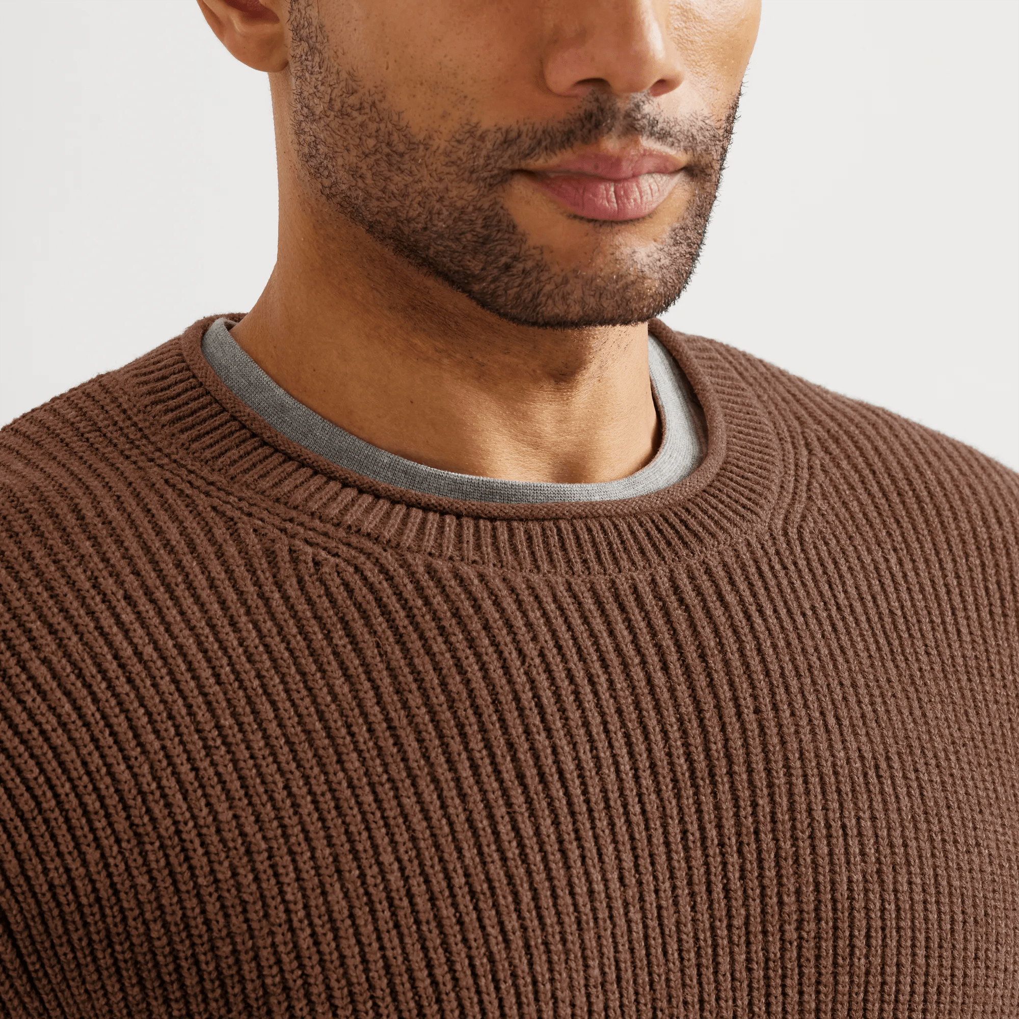 Men's Signature Roll Neck Sweater - Solid - Image 3