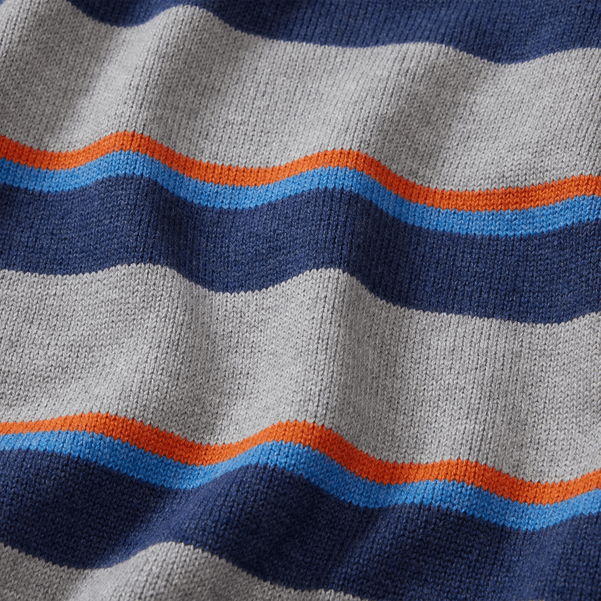Men's Signature Roll Neck Sweater - Stripe - Image 4