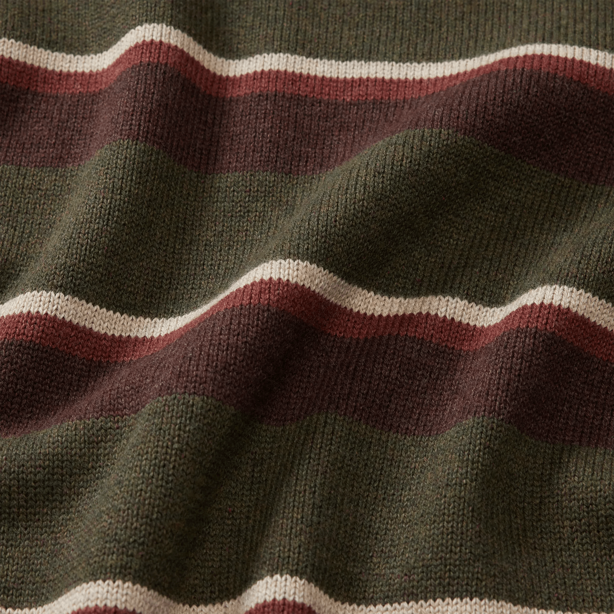Men's Signature Roll Neck Sweater - Stripe - Image 3