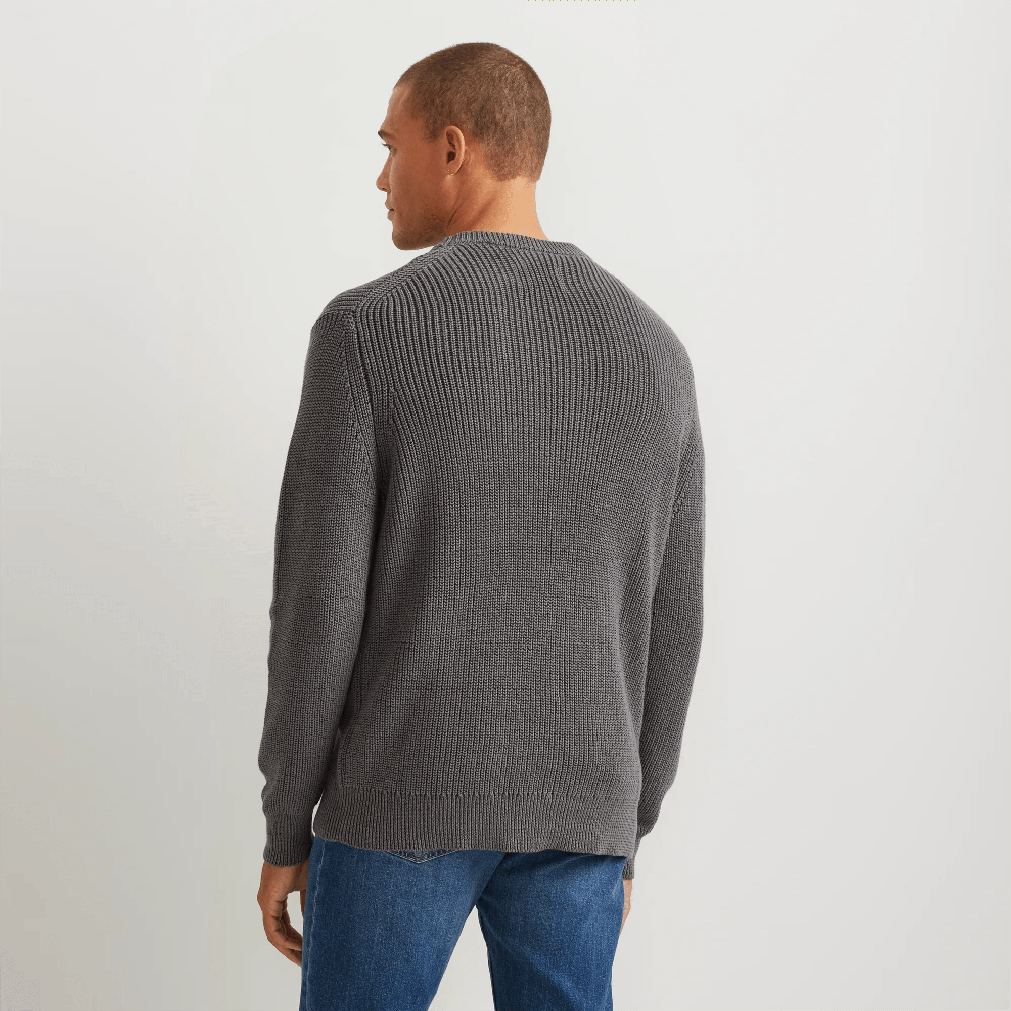 Men's Signature Crewneck Sweater - Solid - Image 2