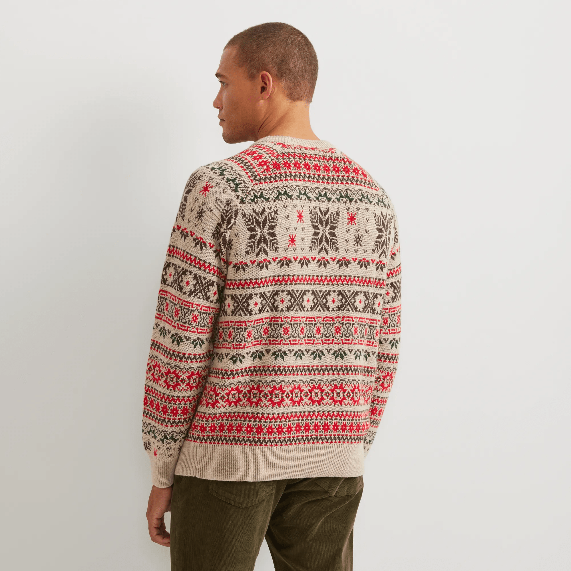 Men's Signature Fair Isle Crewneck Sweater - Image 2
