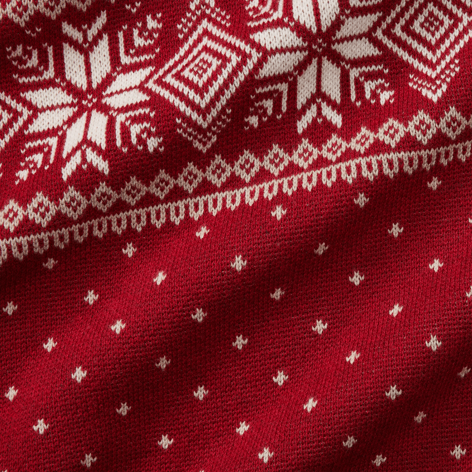 Men's Signature Fair Isle Crewneck Sweater - Snowflake - Image 3