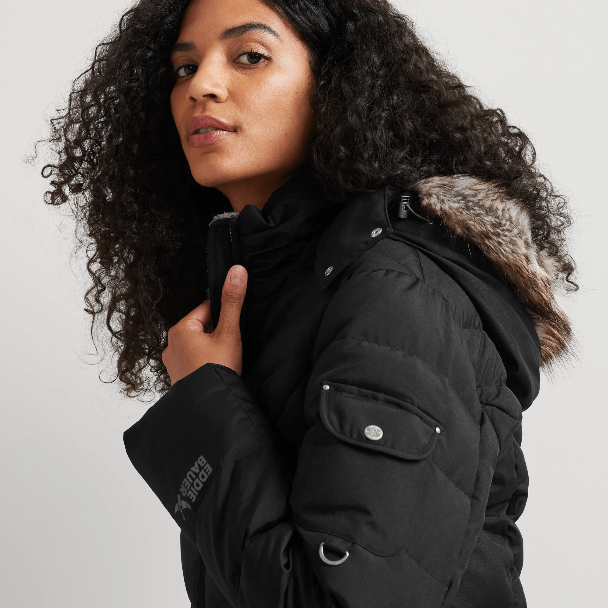 Women's Sun Valley Down Hooded Jacket - Image 3