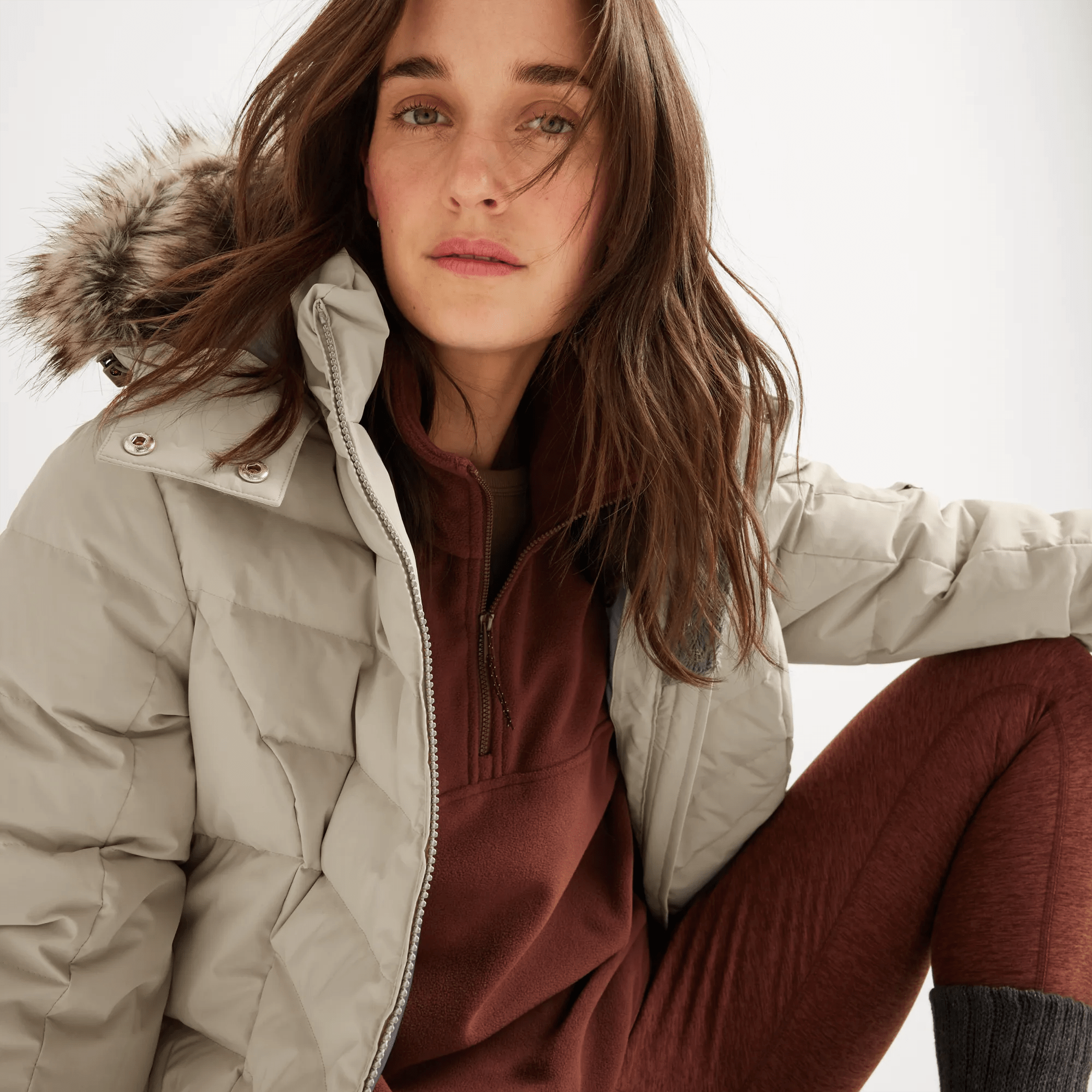 Women's Sun Valley Down Hooded Jacket - Image 3