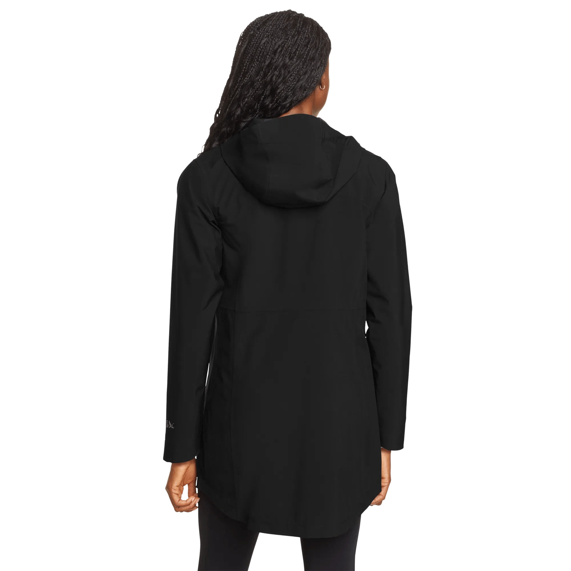 Women's Cloud Cap Waterproof Stretch Hooded Rain Parka - Image 2