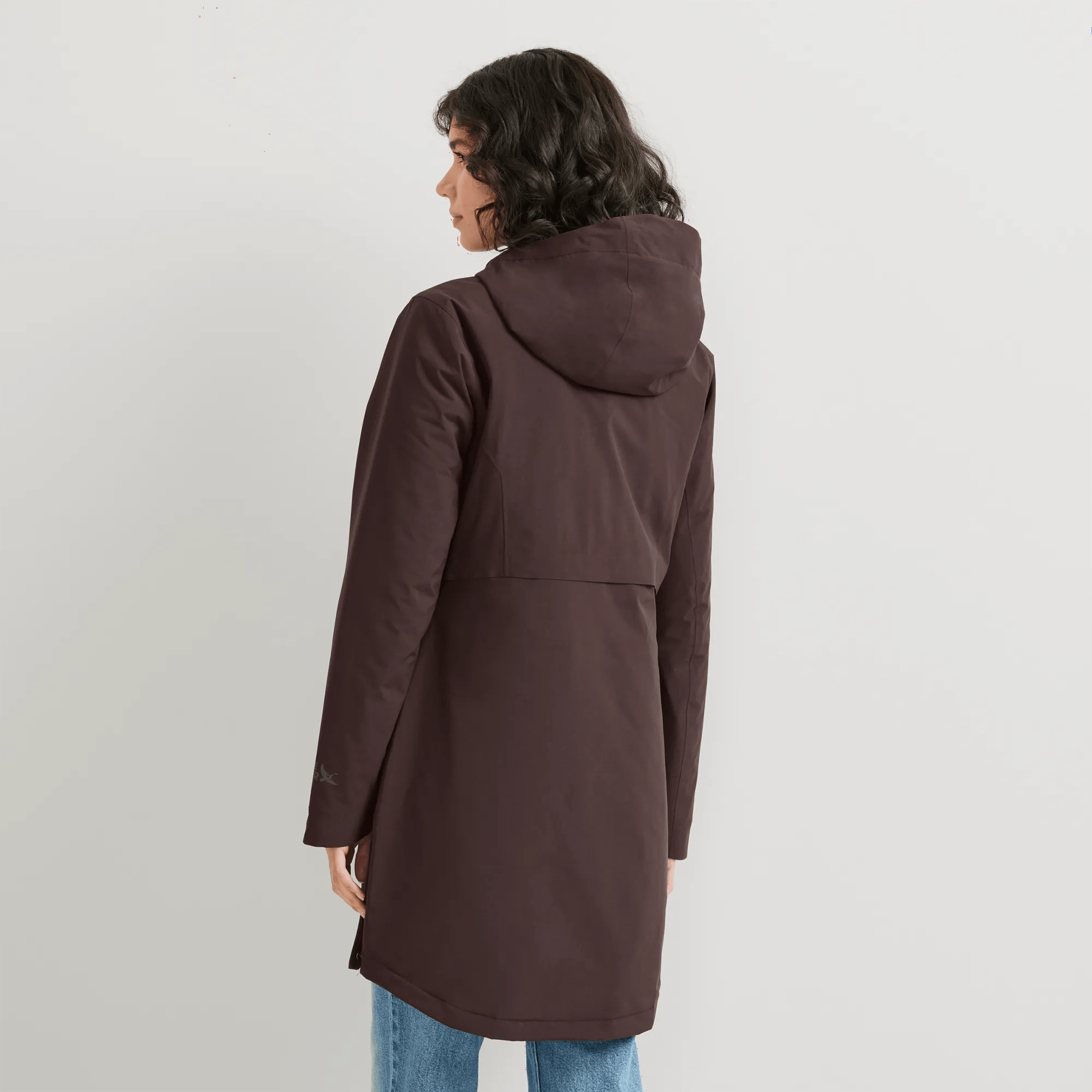 Women's Cloud Cap Stretch Insulated Waterproof Trench Coat - Image 2