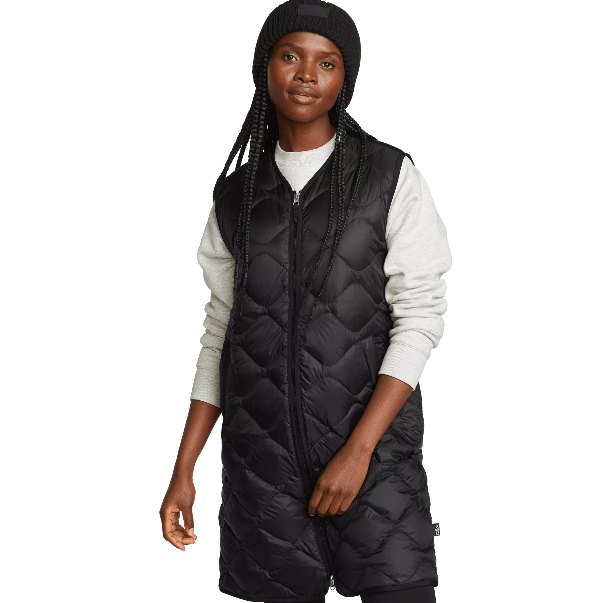 Women's Shaw Long Down Vest - Image 3