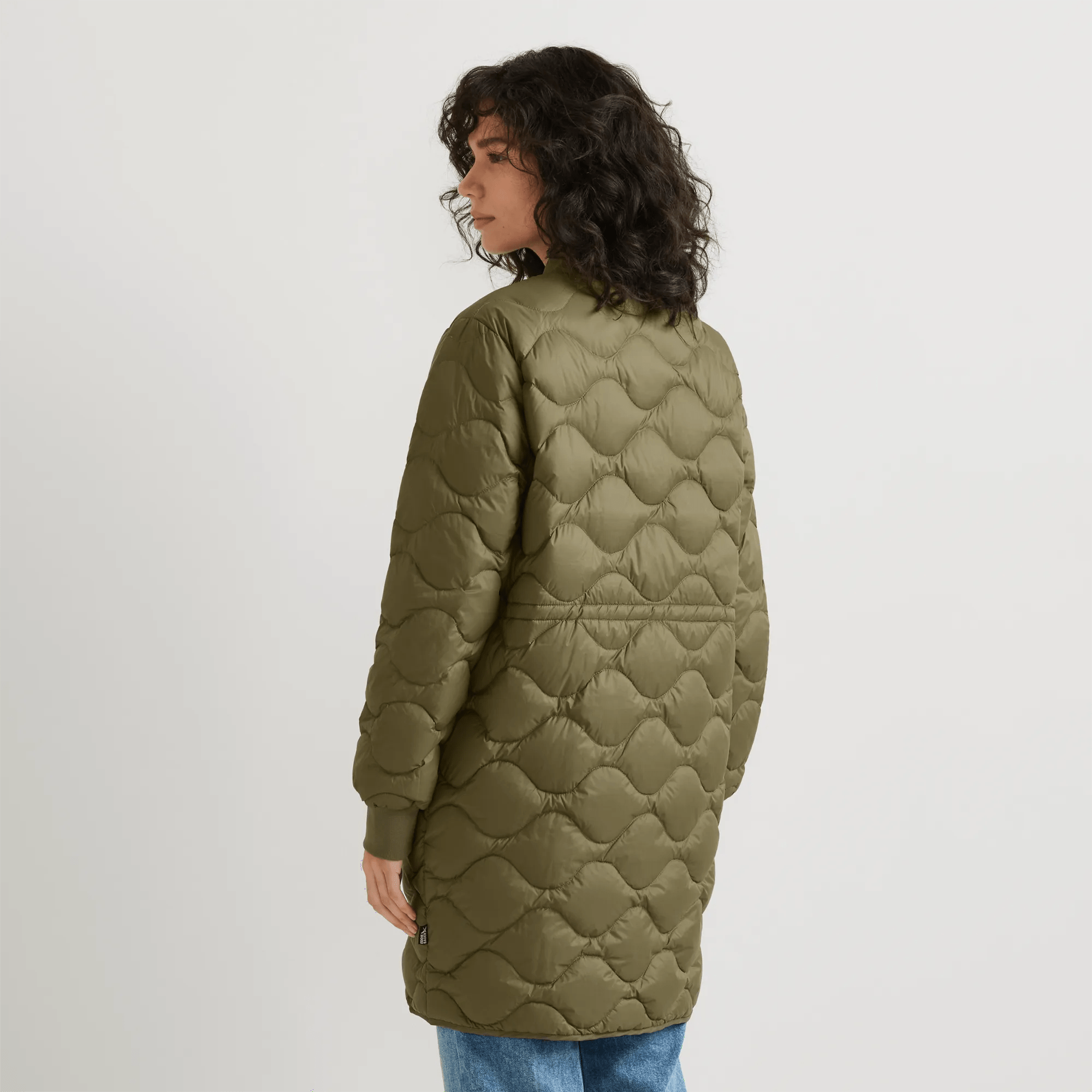 Women's Shaw Long Down Bomber Jacket - Image 2