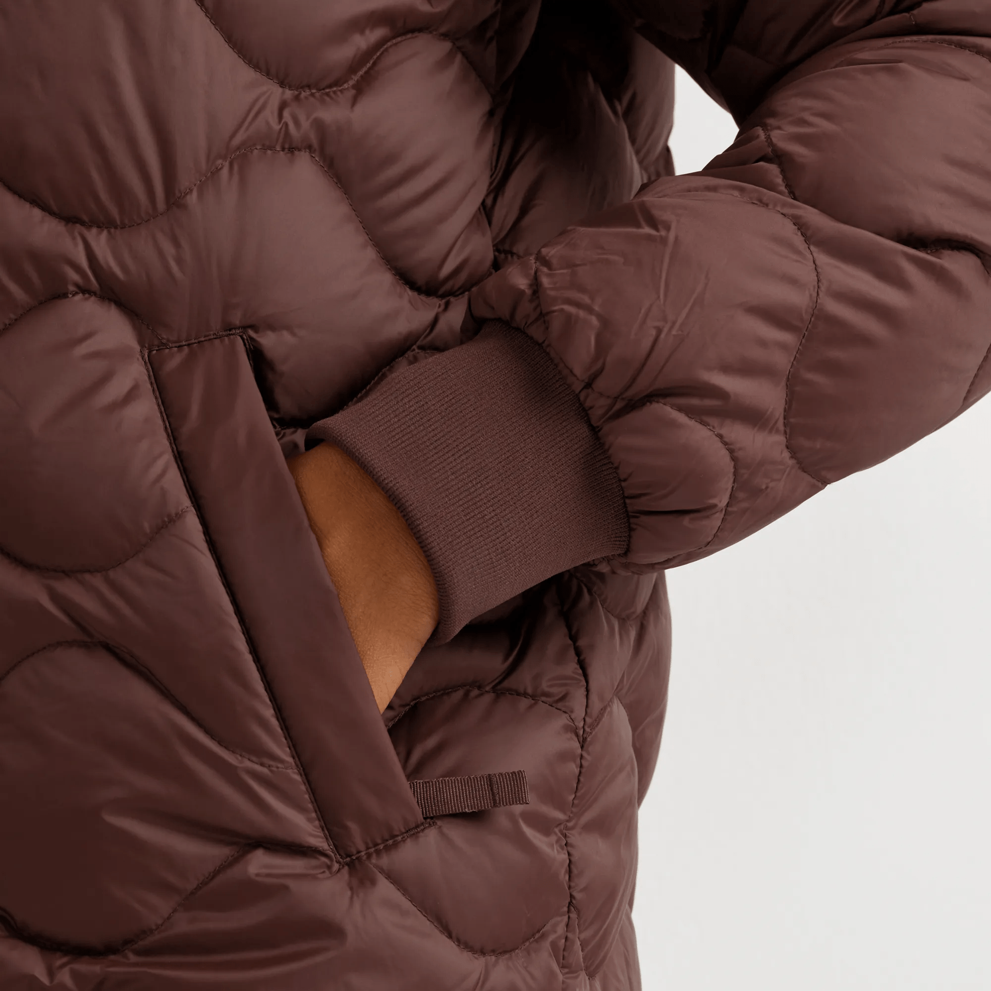 Women's Shaw Long Down Bomber Jacket - Image 4
