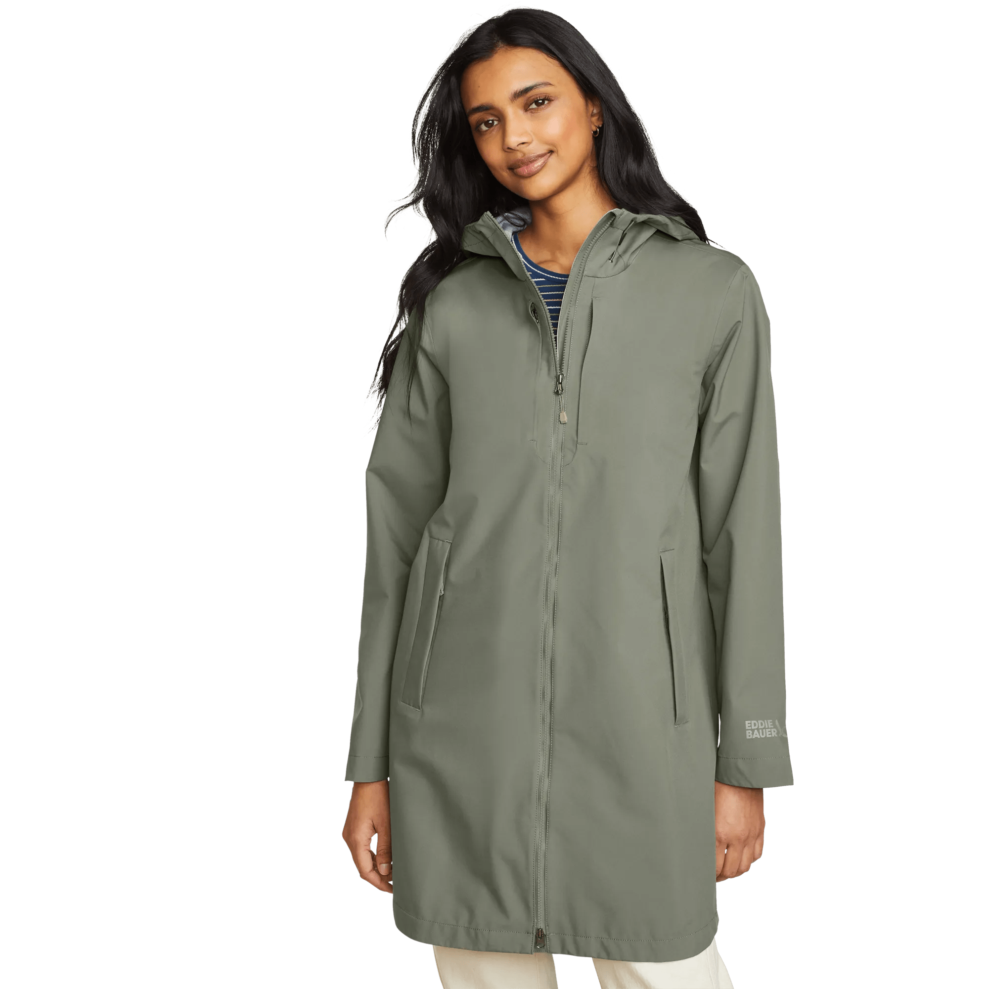 Women's Oscillate 3L Waterproof Trench Coat - Image 3