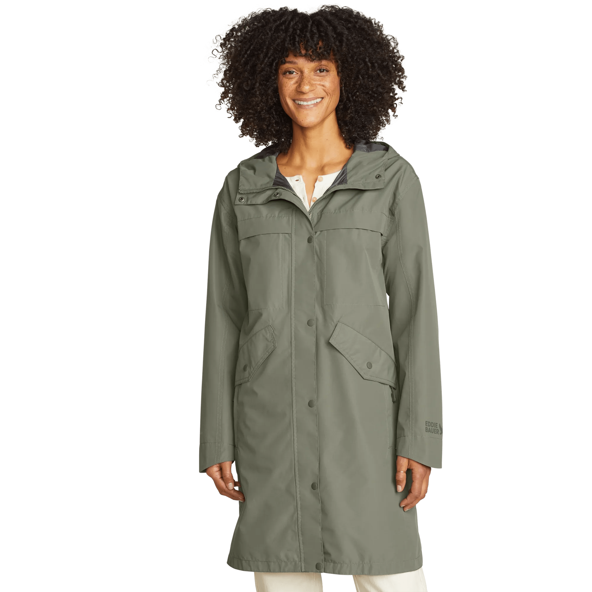 Women's Rainfoil? Waterproof Hooded Trench Coat - Image 3