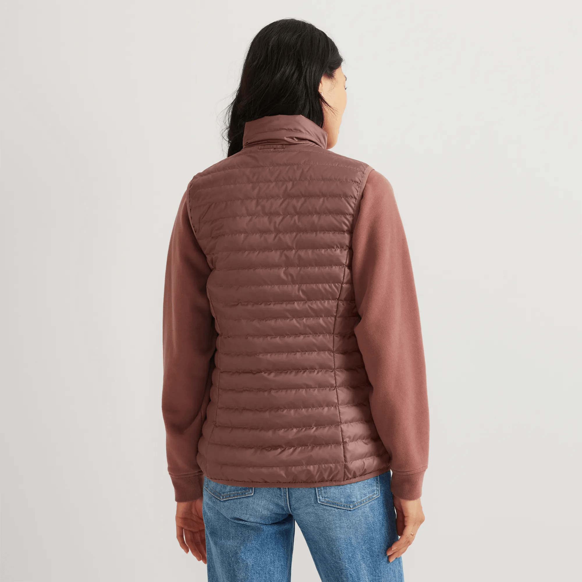 Women's Microlight Packable Down Vest - Image 2