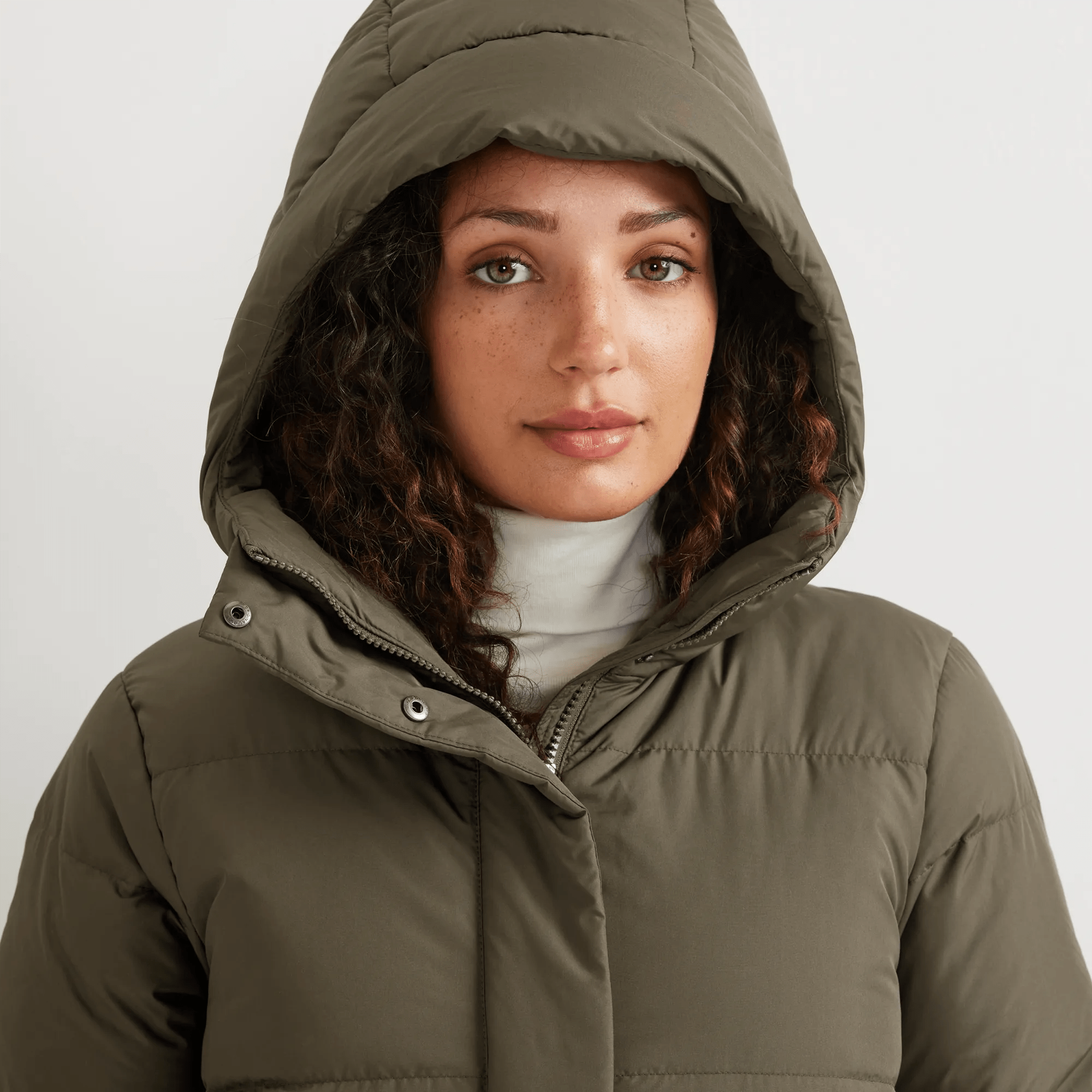Women's Ketchum Down Hooded Duffle Coat - Image 5