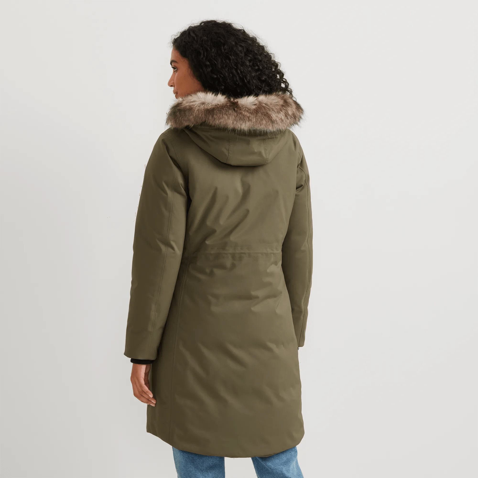 Women's Superior Down Waterproof Hooded Stadium Coat - Image 2