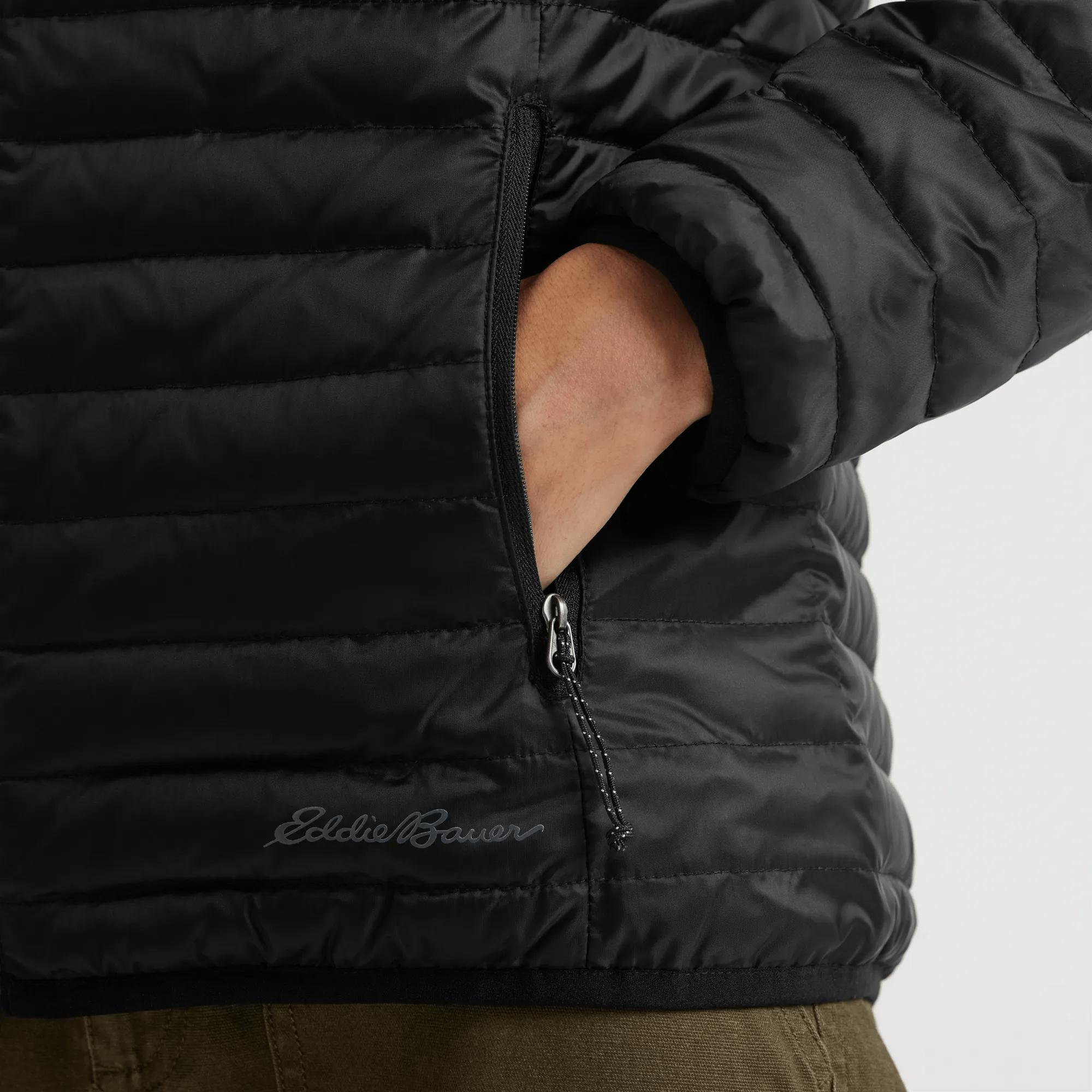 Women's Microlight Packable Down Hooded Jacket - Image 4