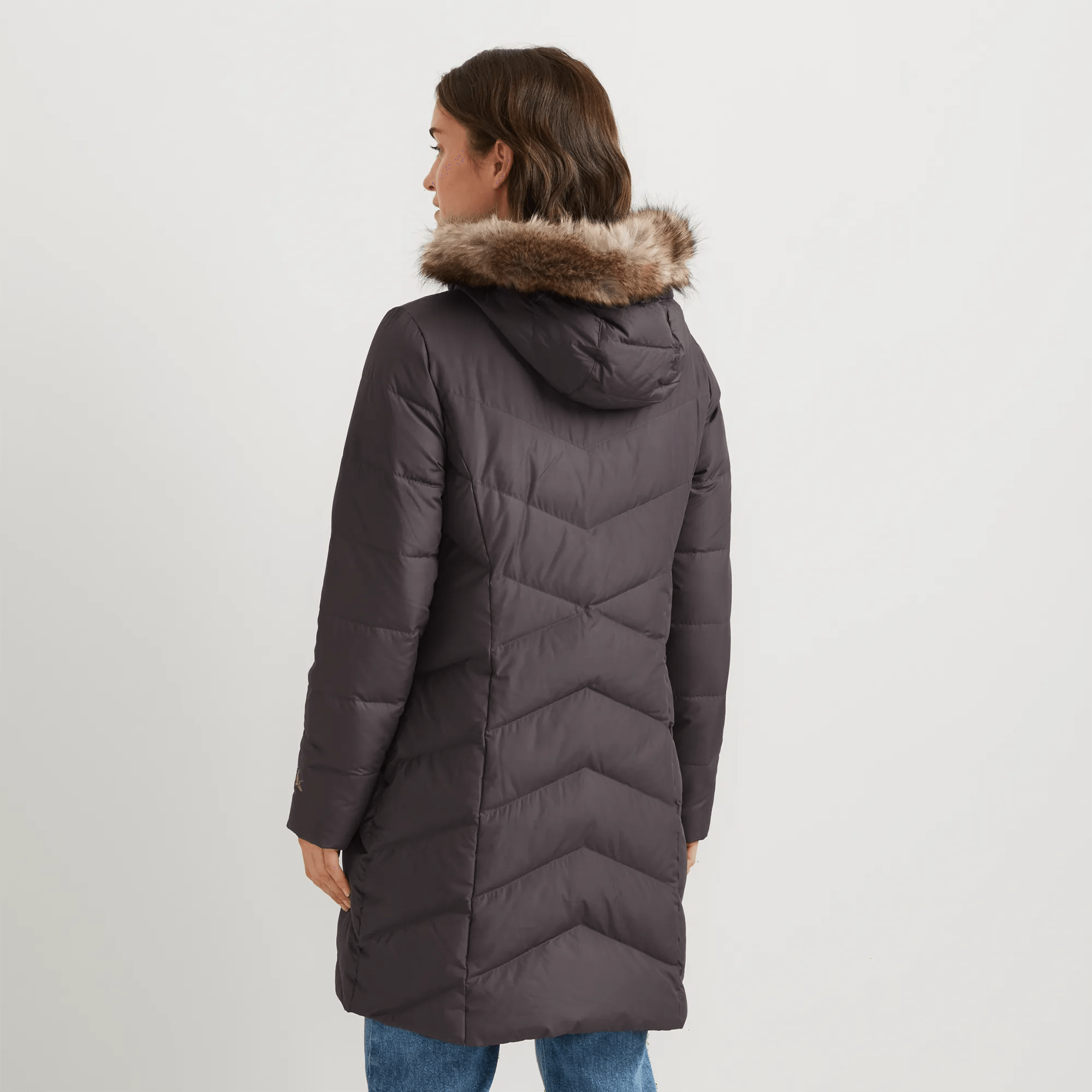 Women's Classic Down Hooded Parka - Image 2