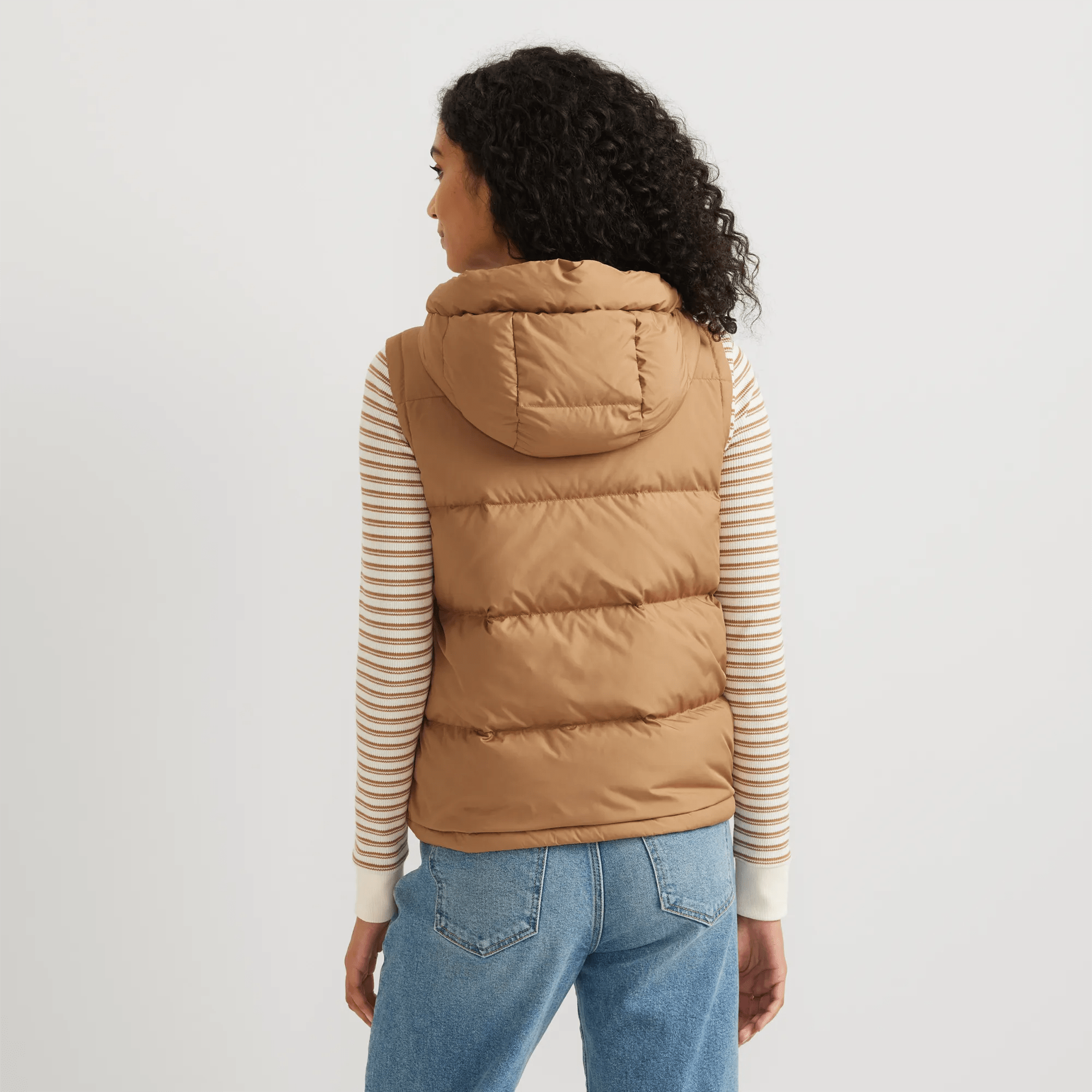 Women's Ketchum Short Down Hooded Vest - Image 2