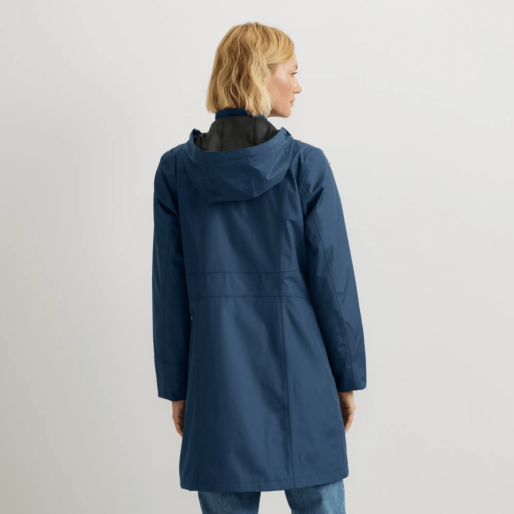 Women's Girl On The Go? Waterproof Hooded Trench Coat - Image 2
