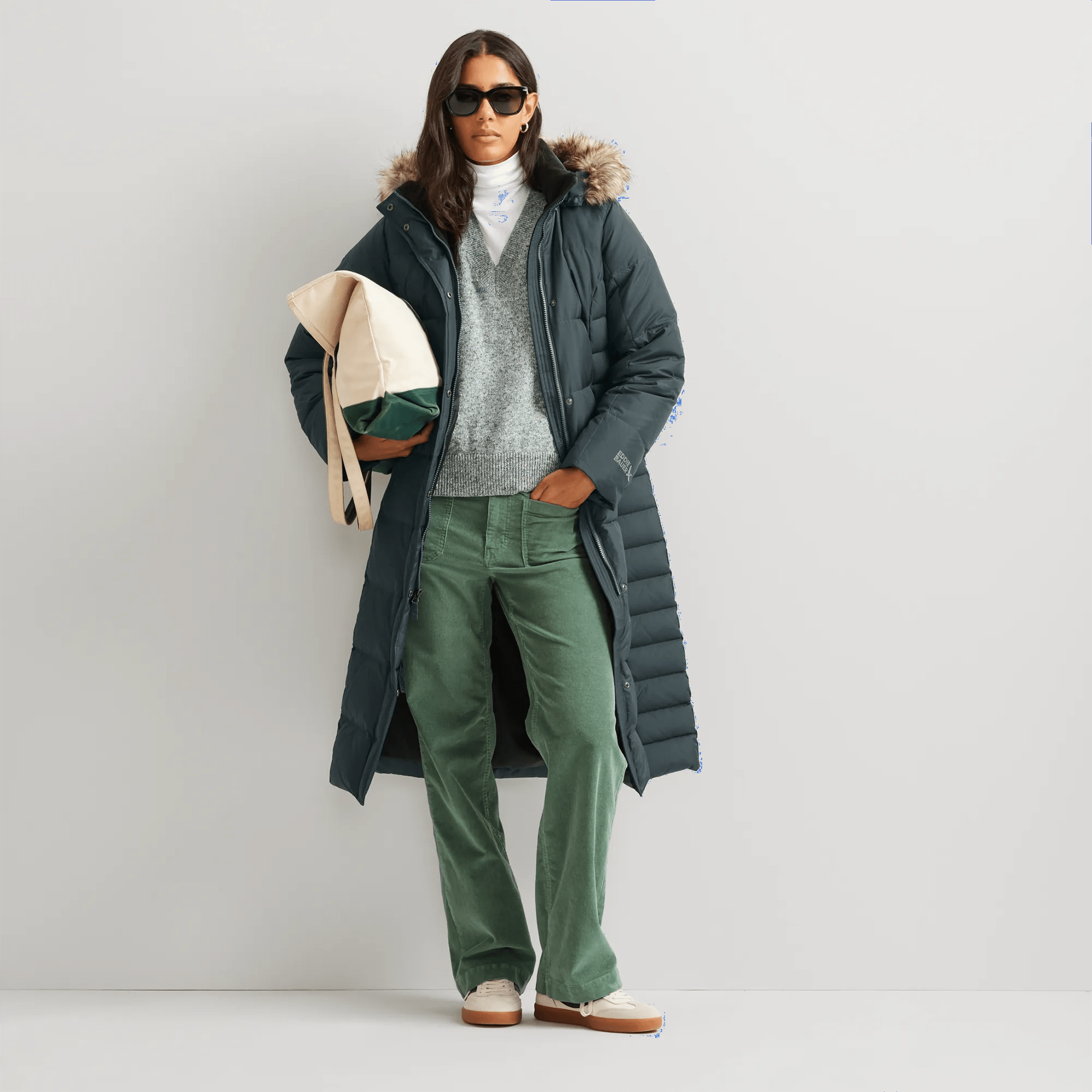 Women's Lodge Down Hooded Duffle Coat - Image 5