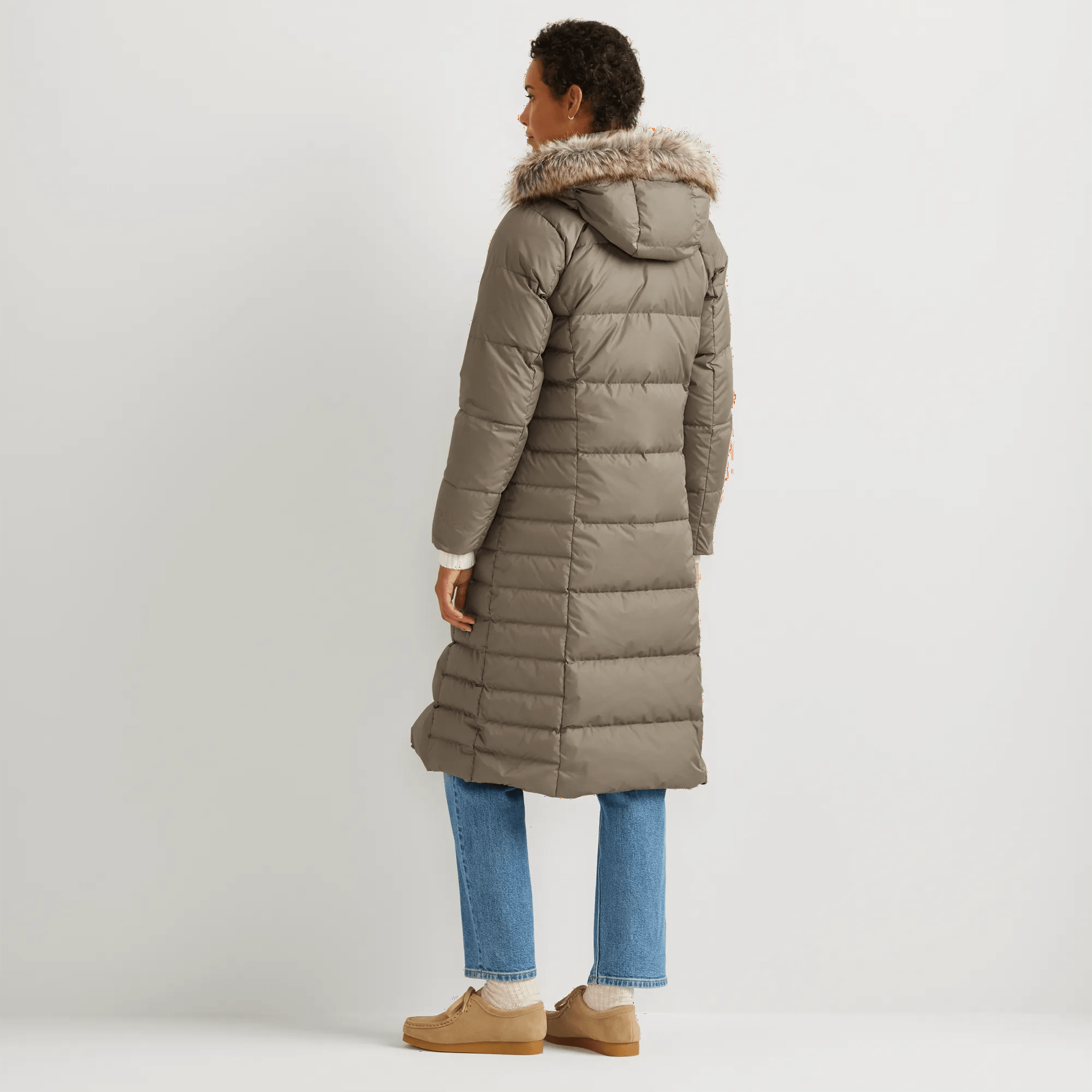 Women's Lodge Down Hooded Duffle Coat - Image 2