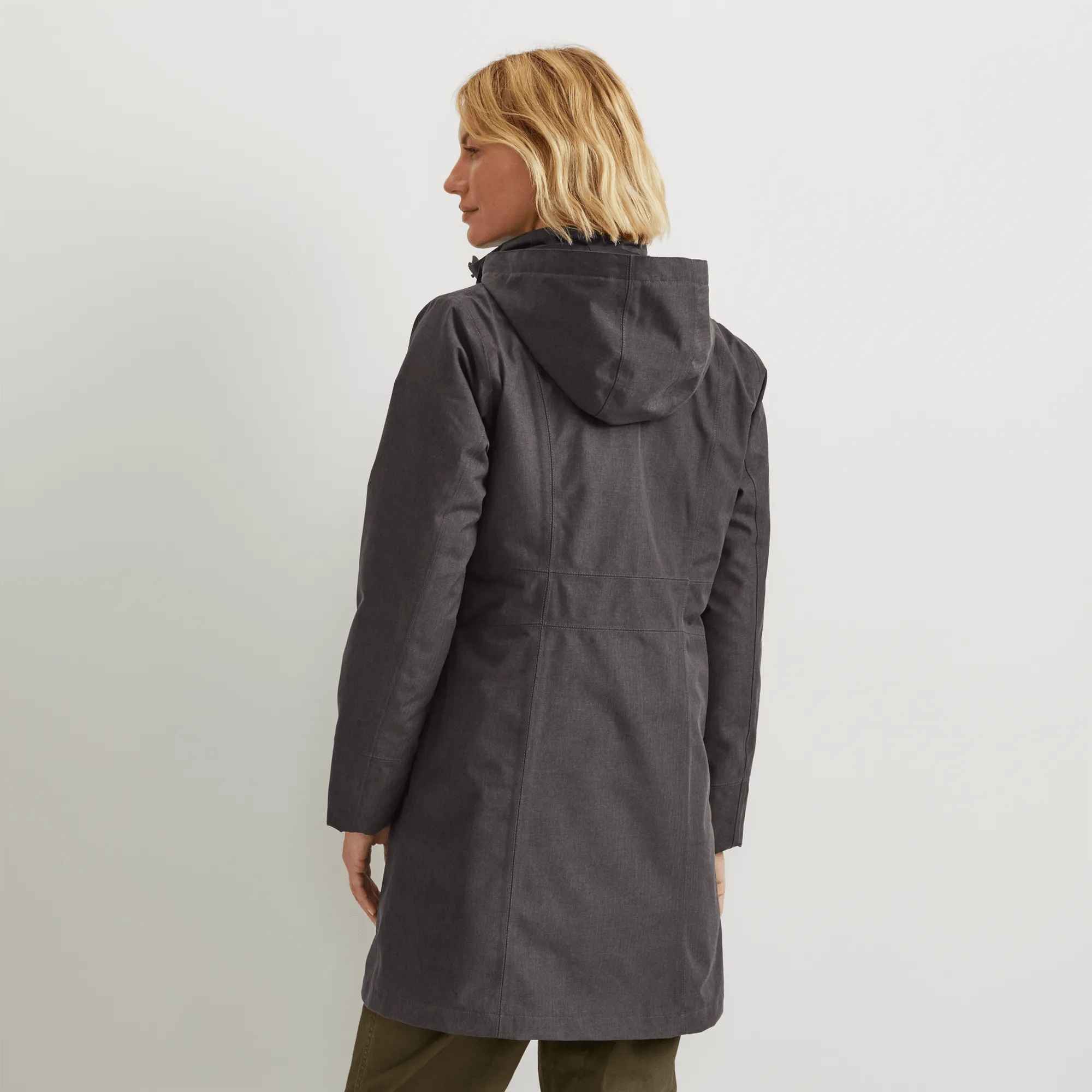Women's Girl on the Go? Insulated Waterproof Trench Coat - Image 2