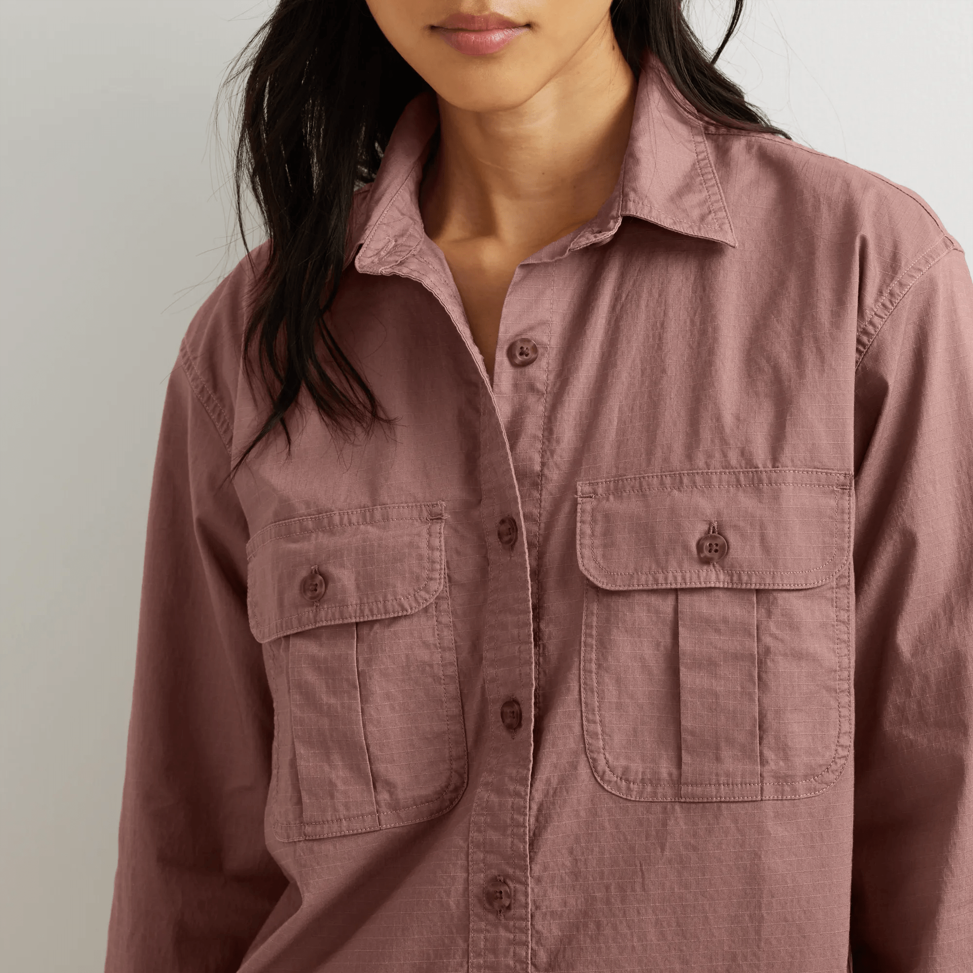 Women's Cotton Ripstop Utility Shirt - Image 3