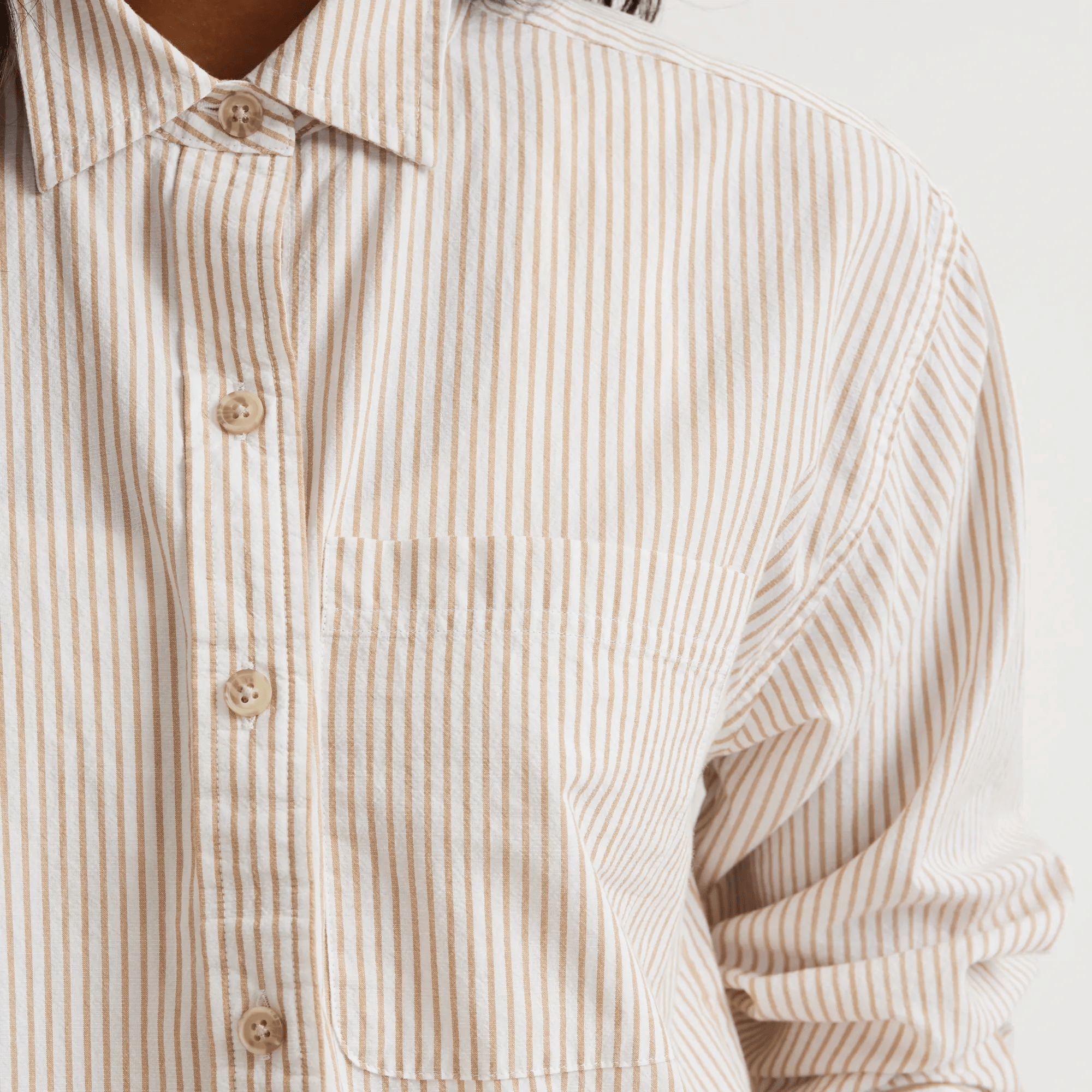 Women's Cedar Crinkle Cotton Shirt - Image 3