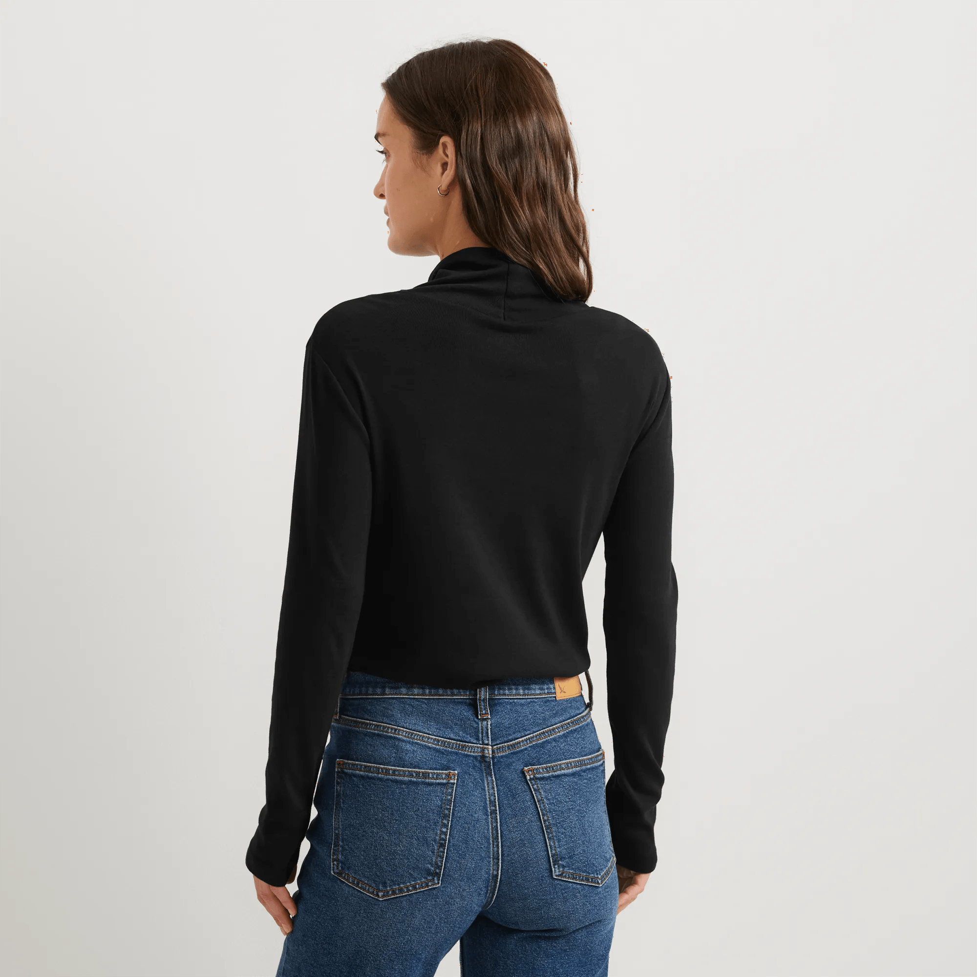 Women's Favorite Long-Sleeve Turtleneck - Solid - Image 2