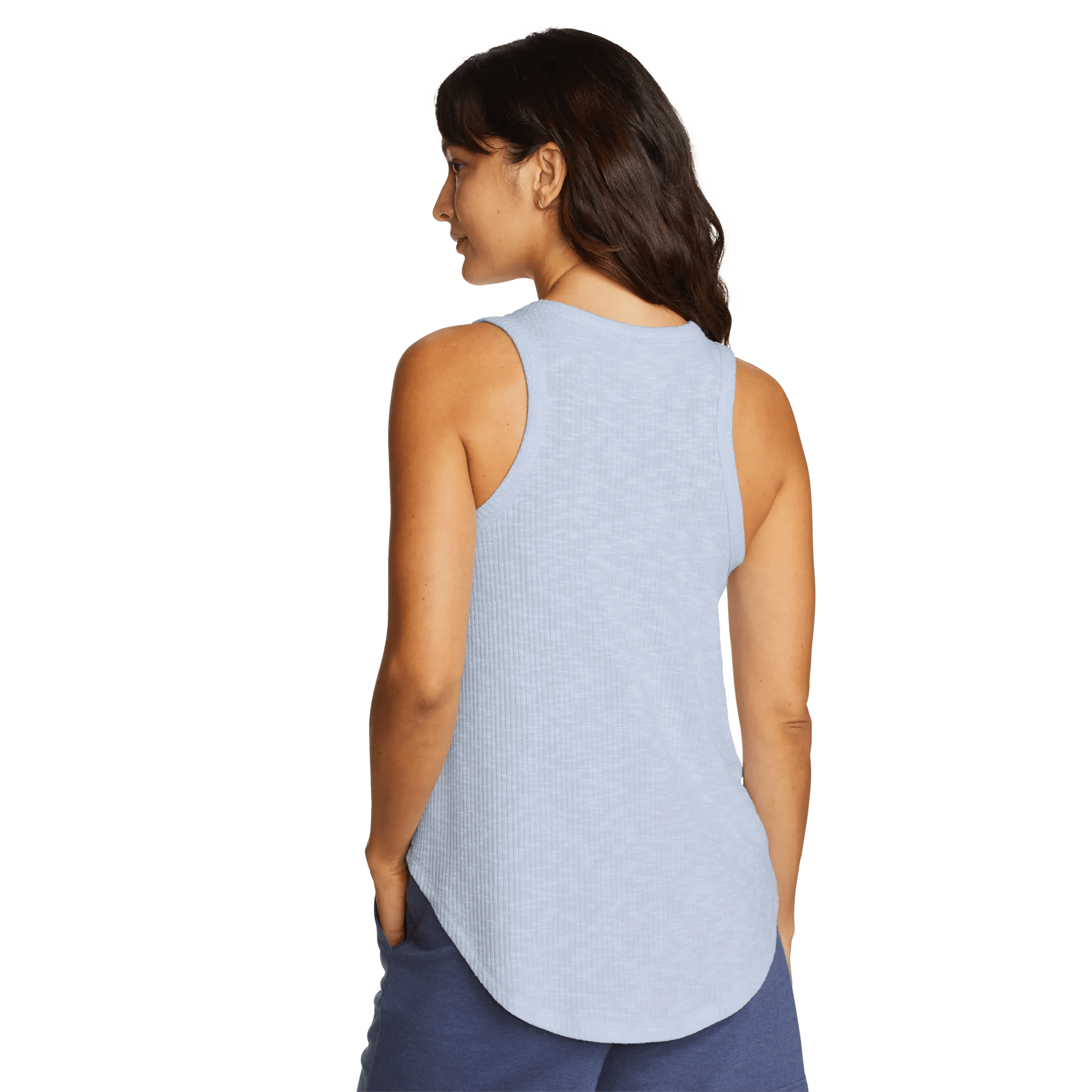 Women's Revive Ribbed V-Neck Tank - Image 2