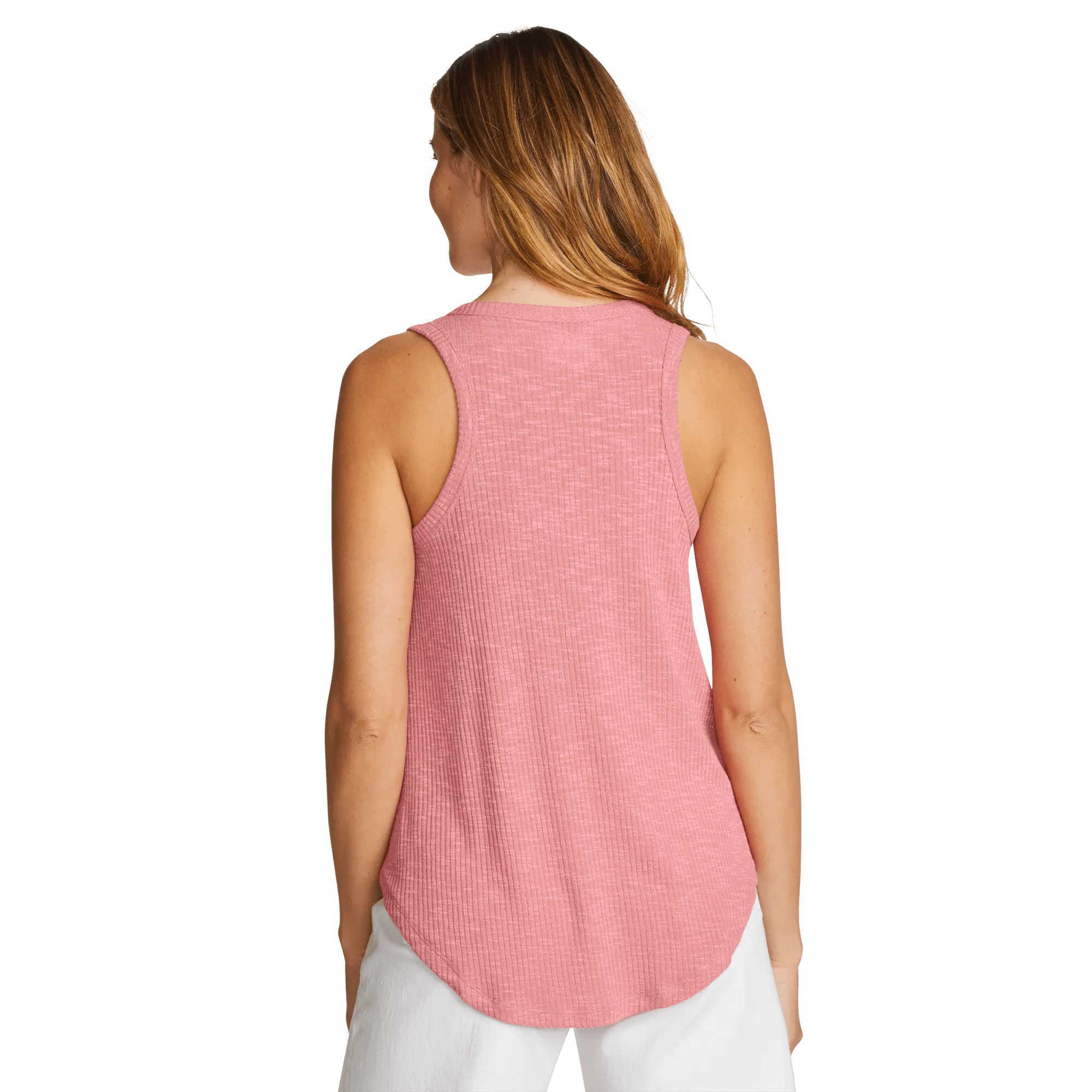 Women's Revive Ribbed V-Neck Tank - Image 2