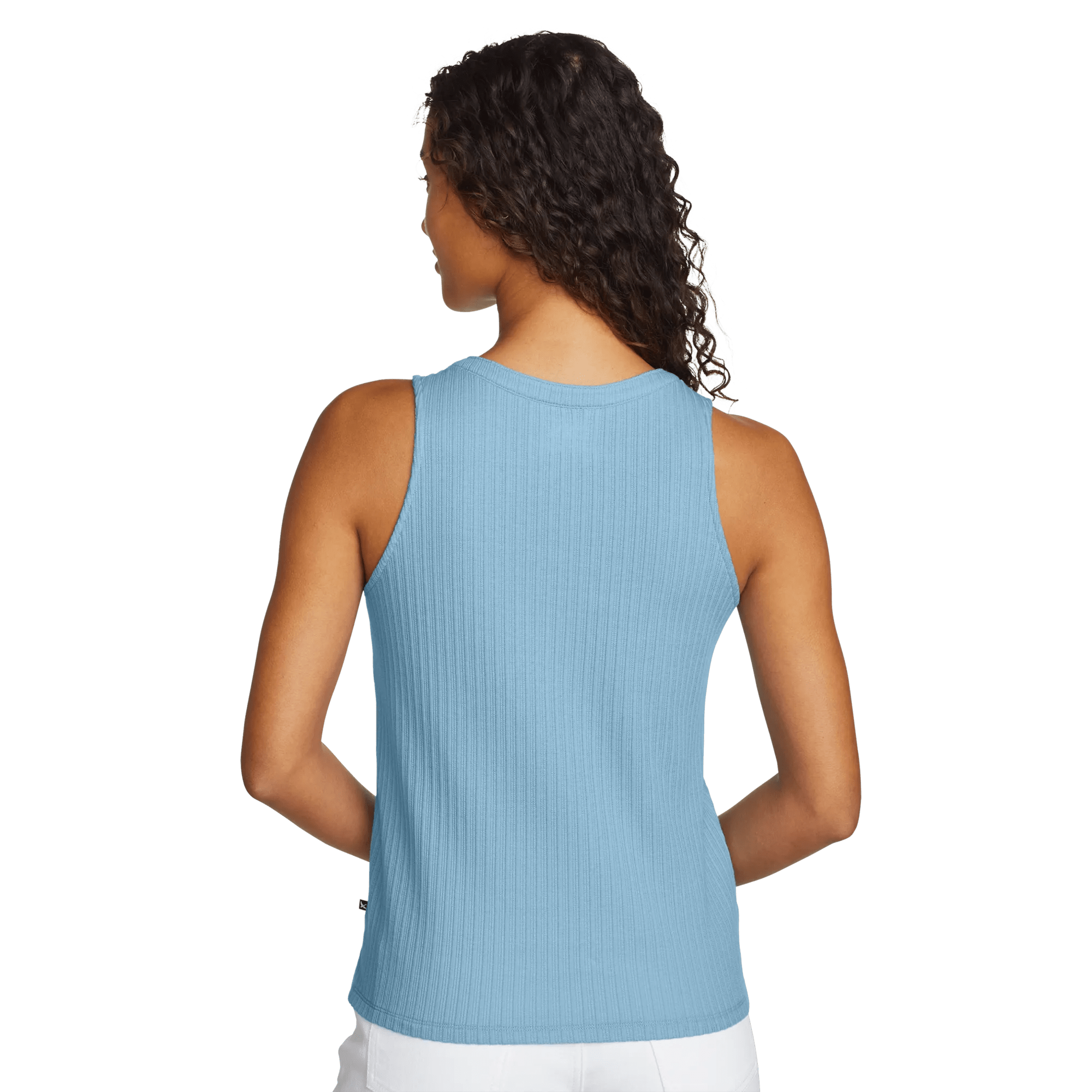 Women's Seaside Ribbed Henley Tank - Image 2