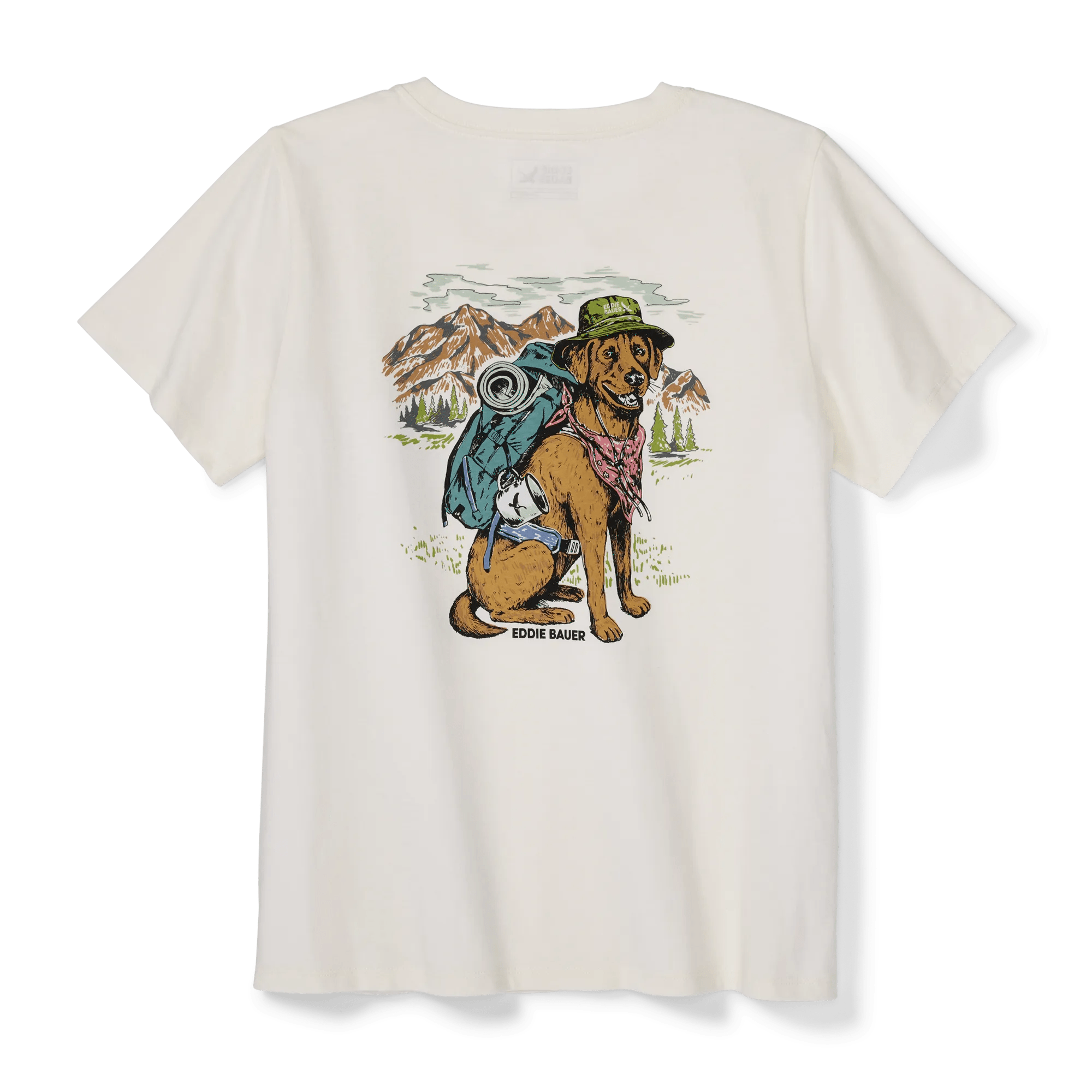 Women's Graphic T-Shirt - Hike Dog - Image 4