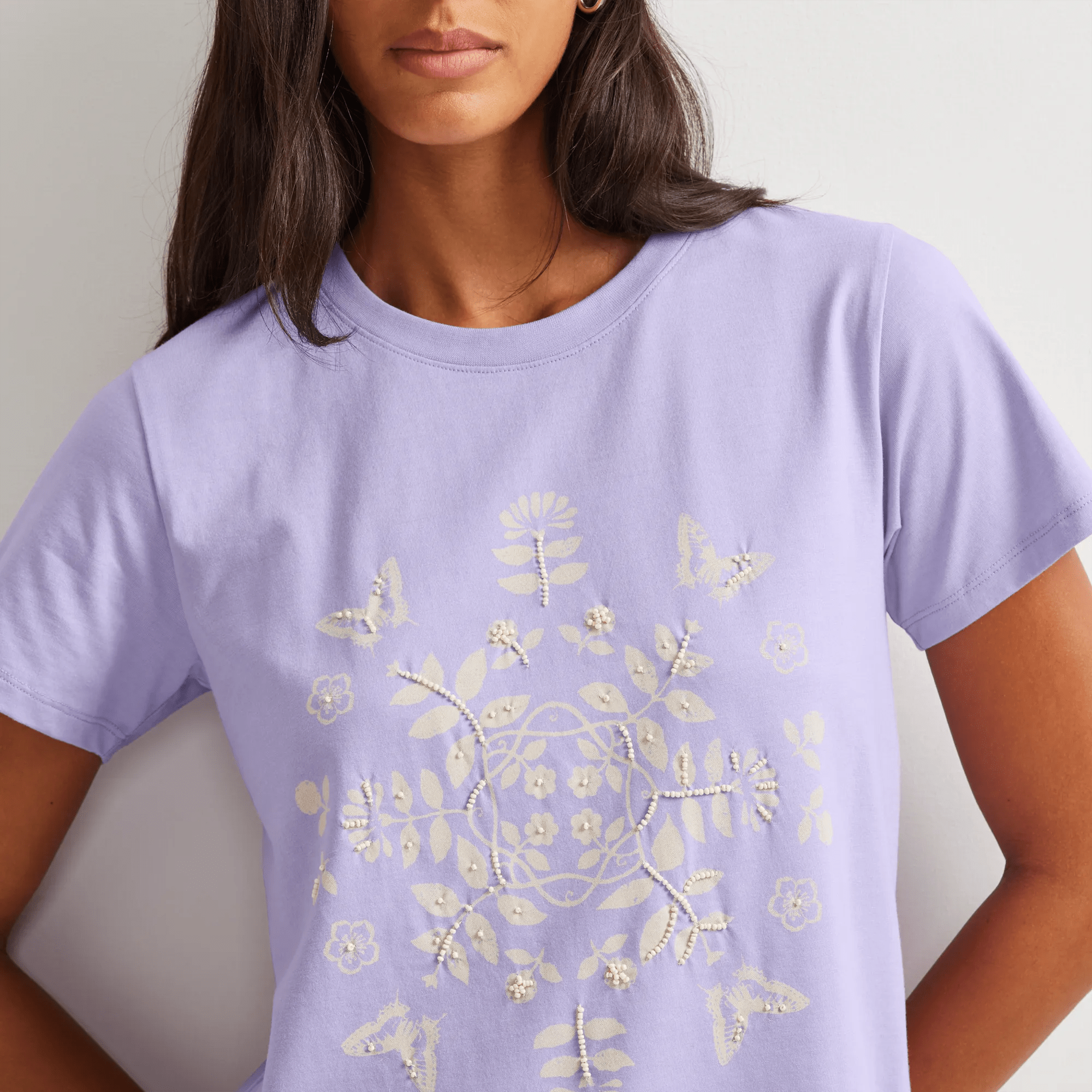 Women's Graphic T-Shirt - Butterfly - Image 3