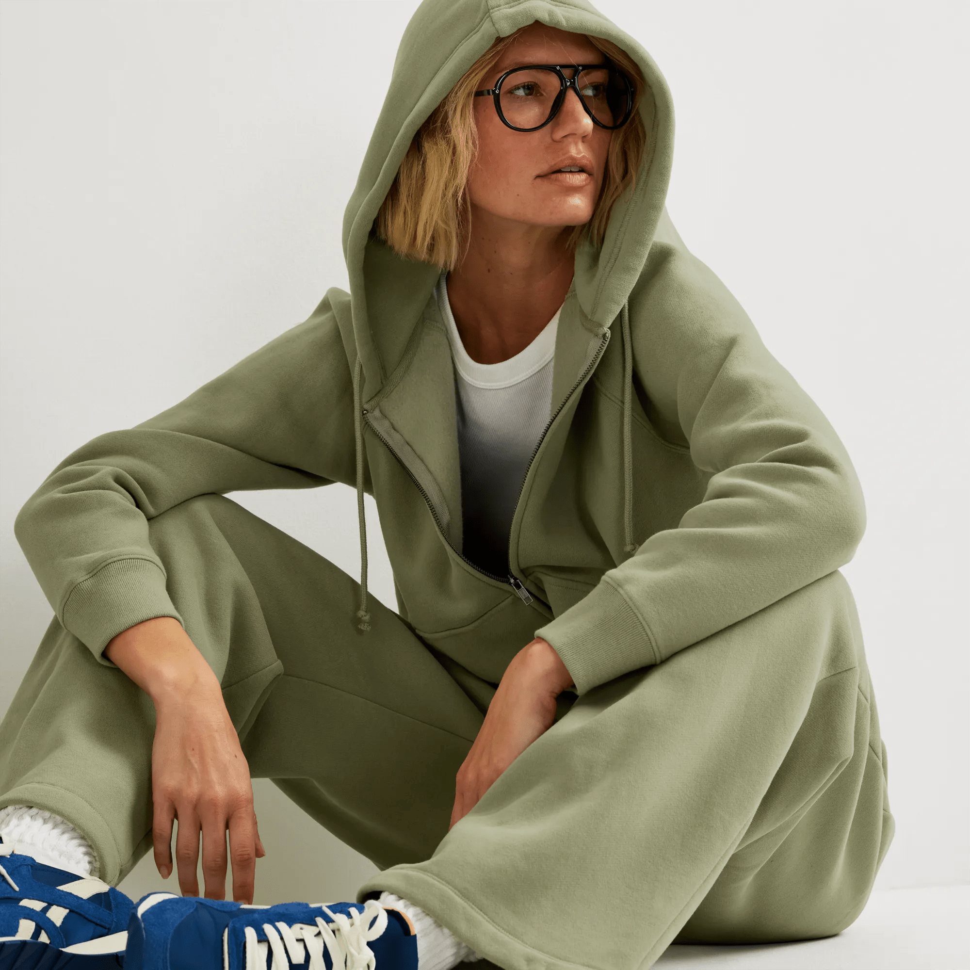 Women's Vintage Soft Full-Zip Hoodie - Image 3