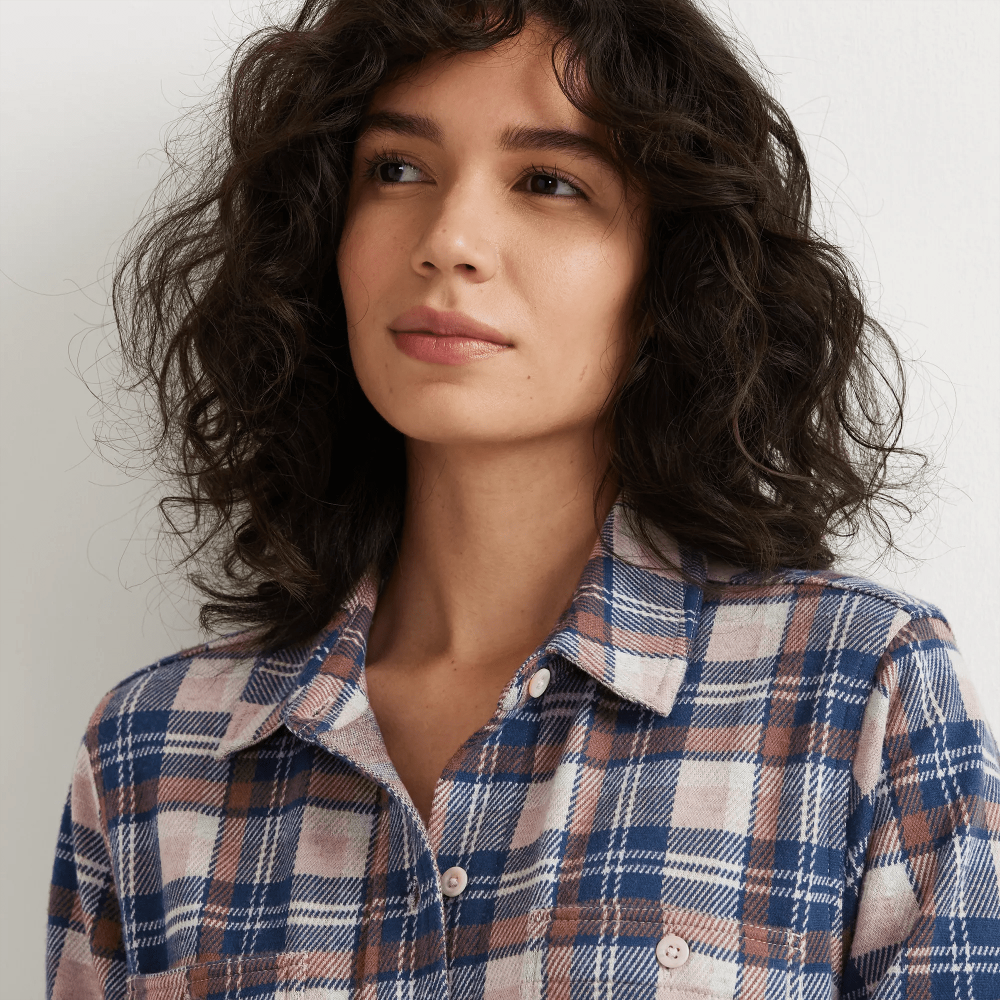 Women's Soft Knit Button-Down Shirt - Image 3