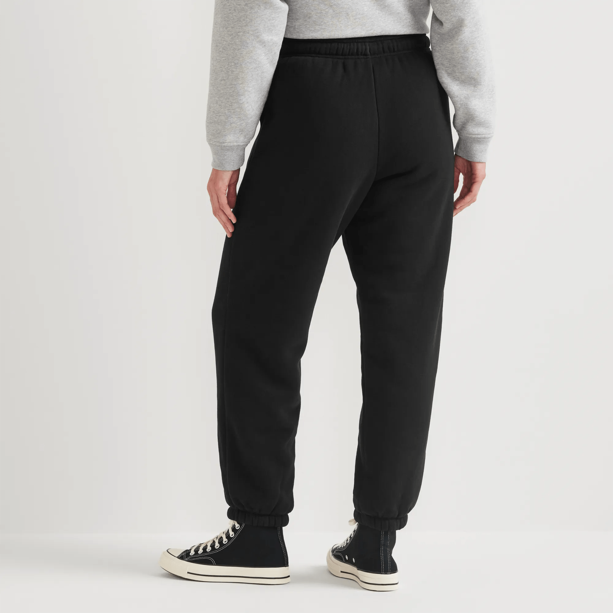 Women's Vintage Soft Faux Shearling-Lined Jogger Sweatpants - Image 2