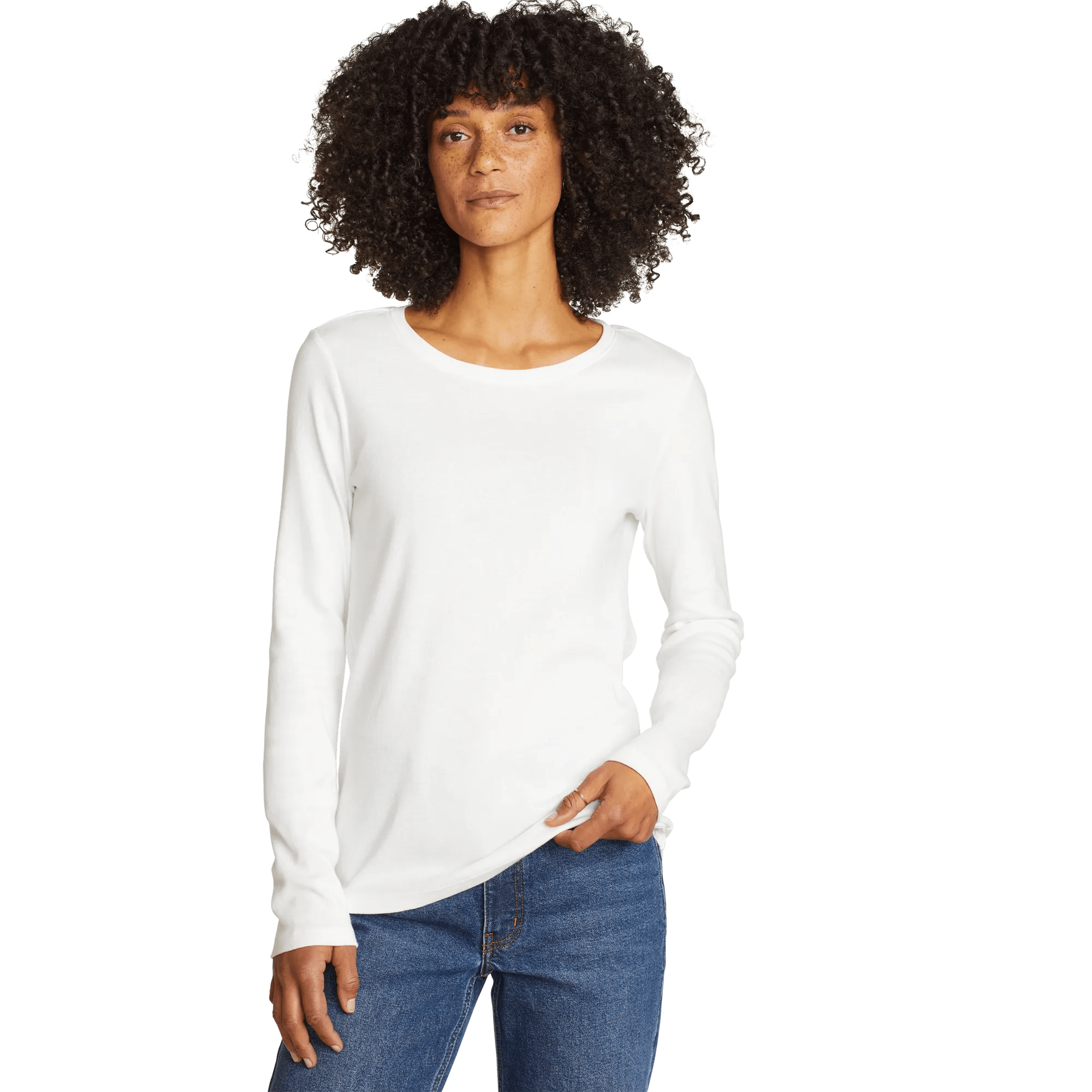 Women's Favorite Long-Sleeve Crewneck T-Shirt - Image 3