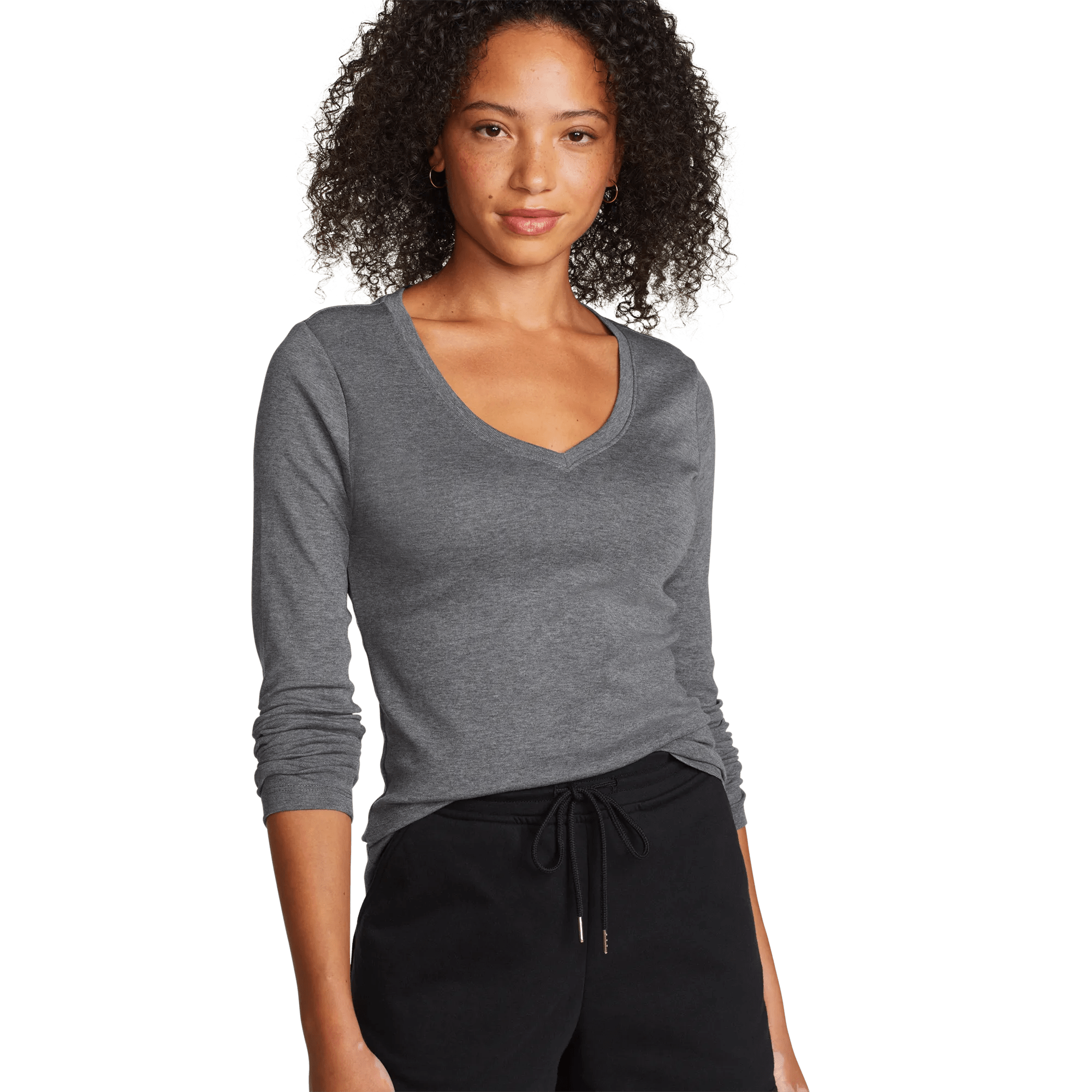 Women's Favorite Long-Sleeve V-Neck T-Shirt - Image 3