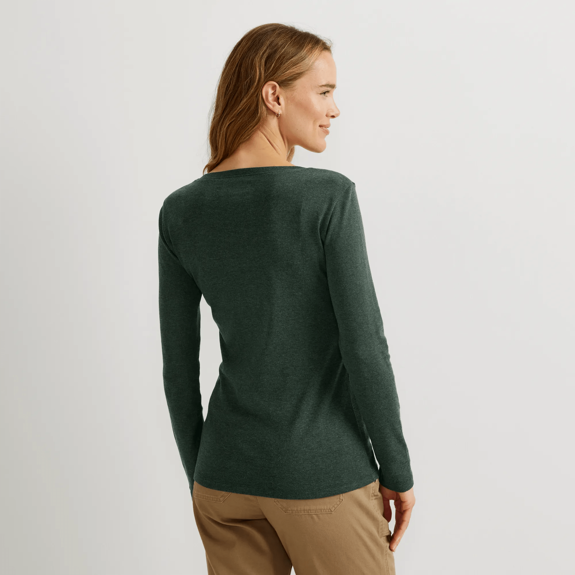 Women's Favorite Long-Sleeve V-Neck T-Shirt - Image 2
